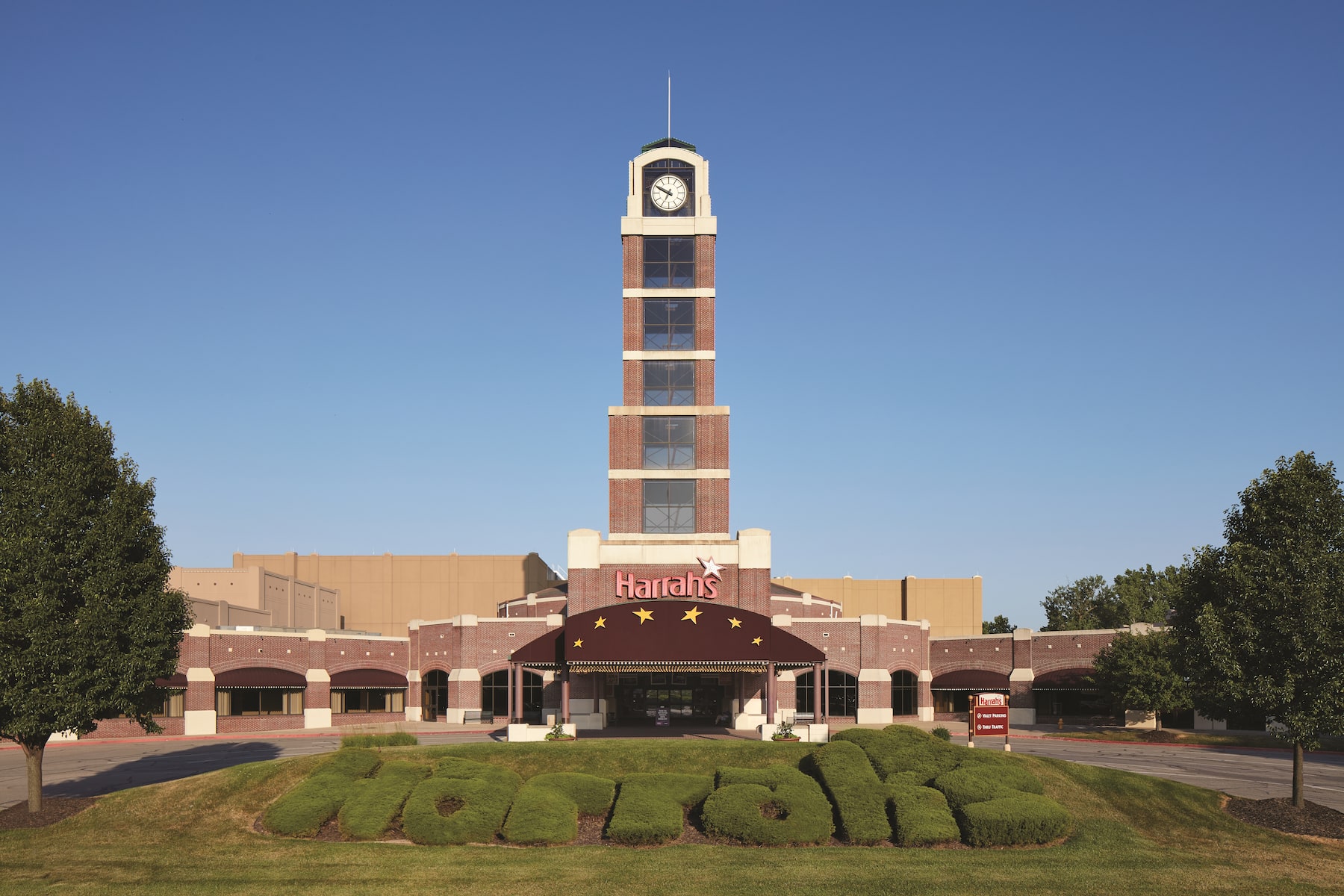 Exterior of Harrah's Kansas City, Trademark Collection by Wyndham hotel in North Kansas City, Missouri
