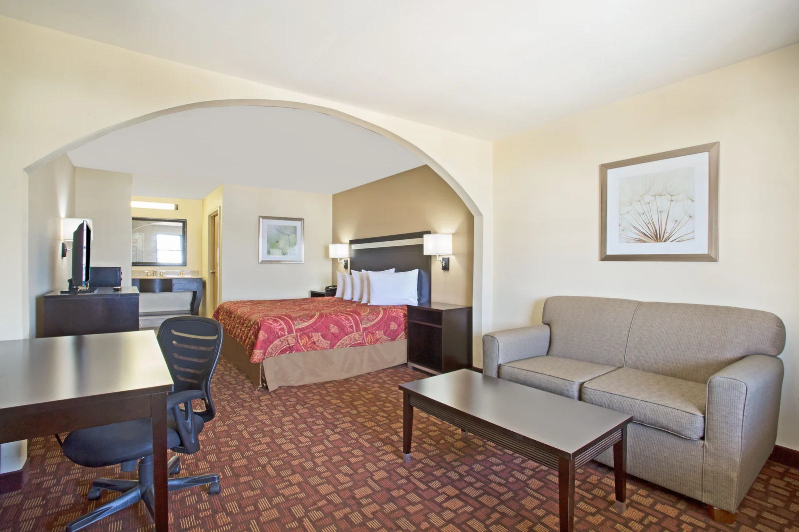 1 King Bed Room