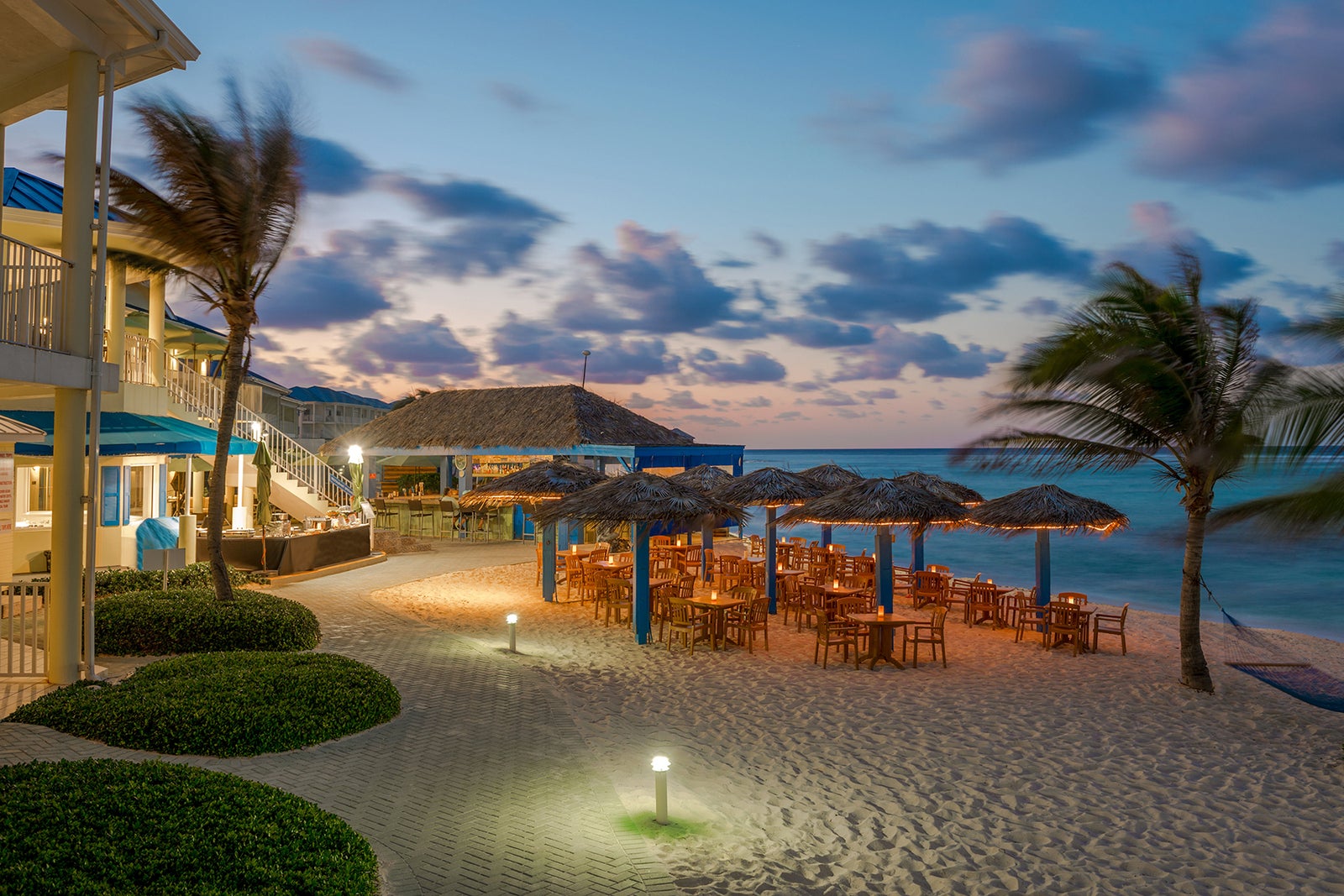 Restaurant at the Wyndham Reef Resort Grand Cayman in the Cayman Islands