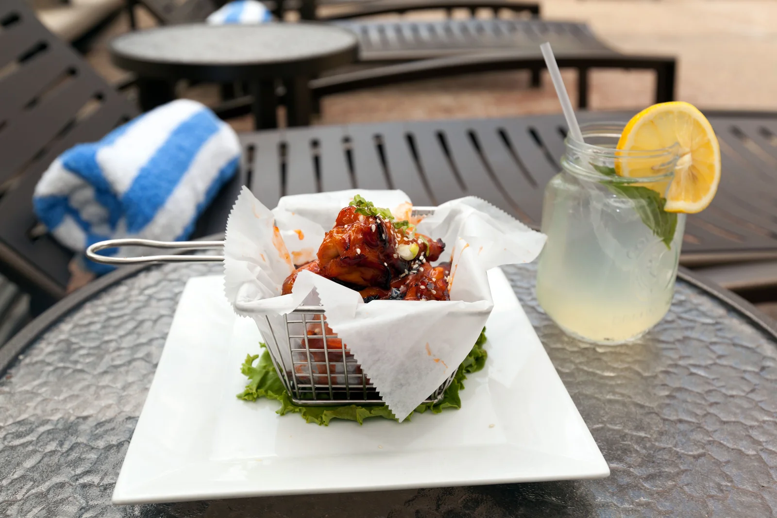 Poolside Dining