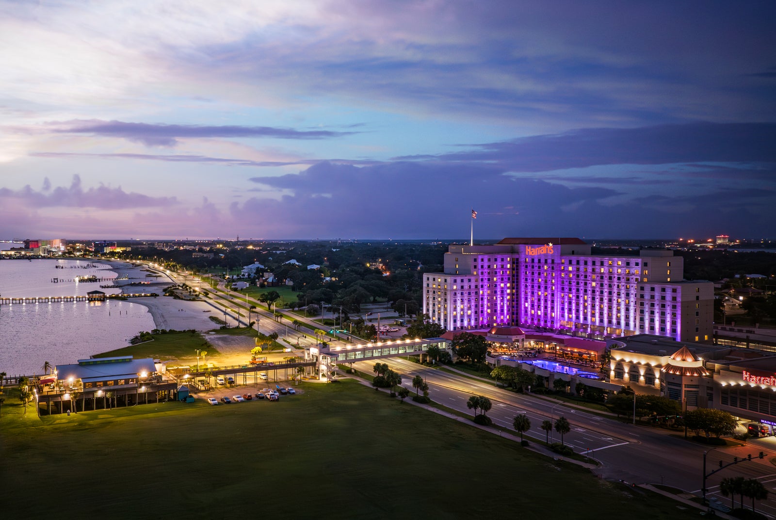 Aerial Shot of Harrah's Gulf Coast