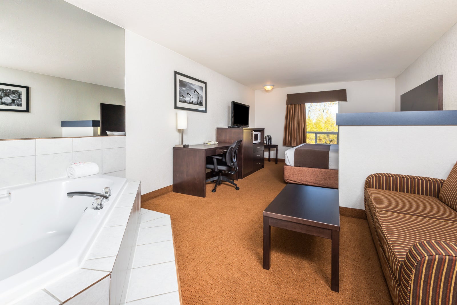 1 Queen Bed Hot Tub Suite