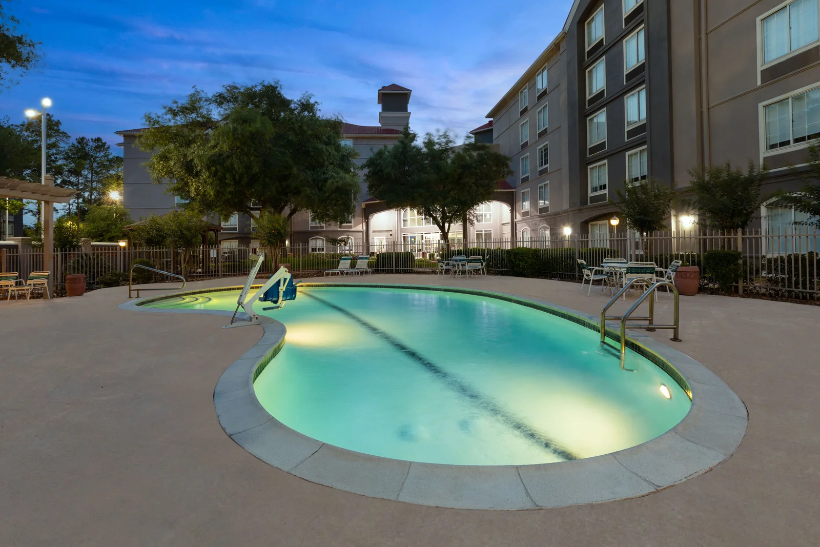 Pool Dusk