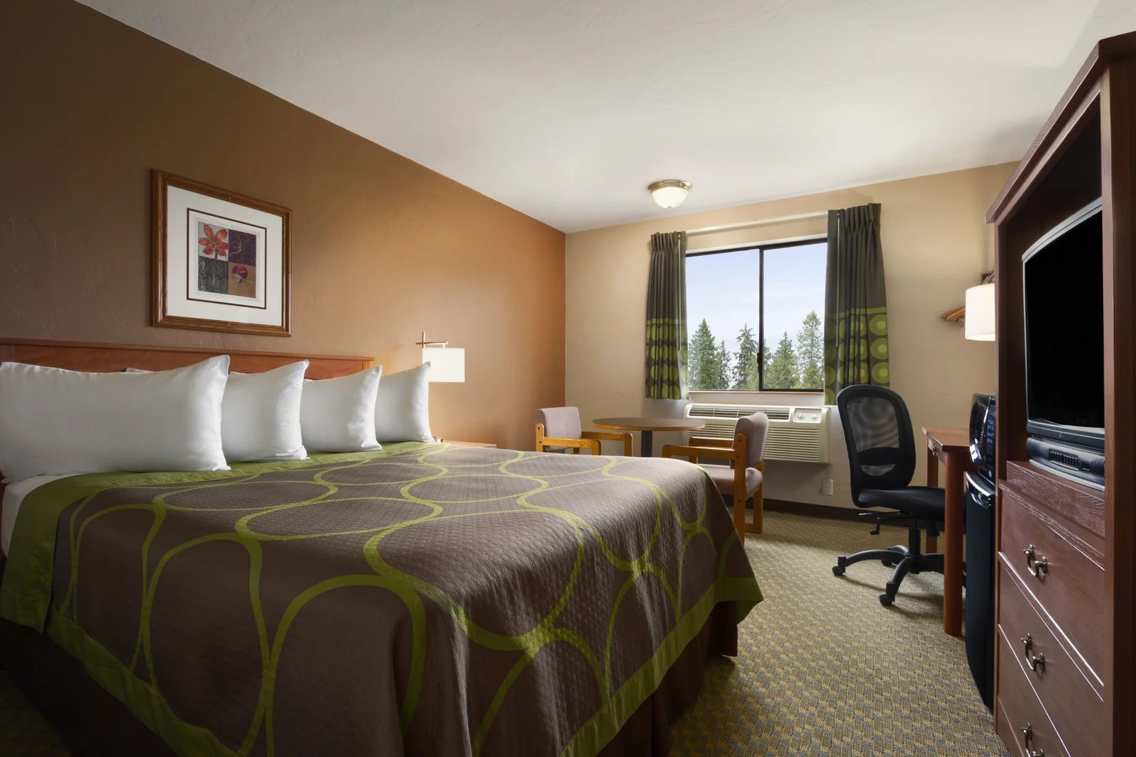One Queen Bed Room