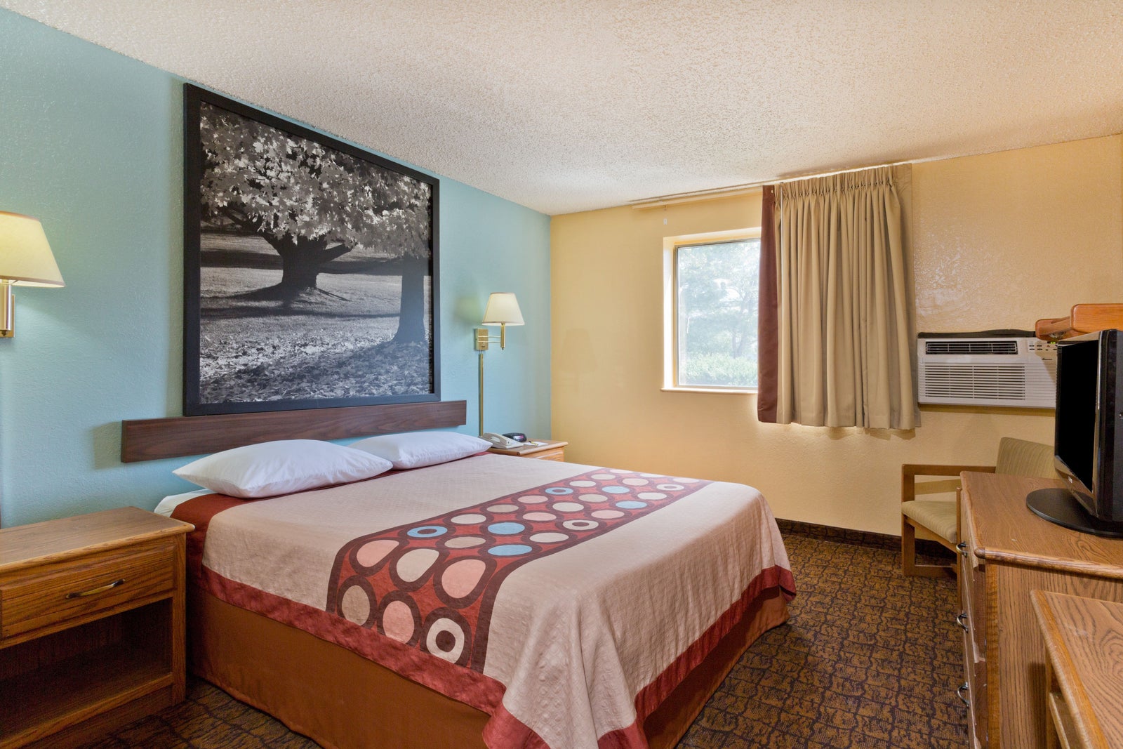 One Queen Bed Accessible Room