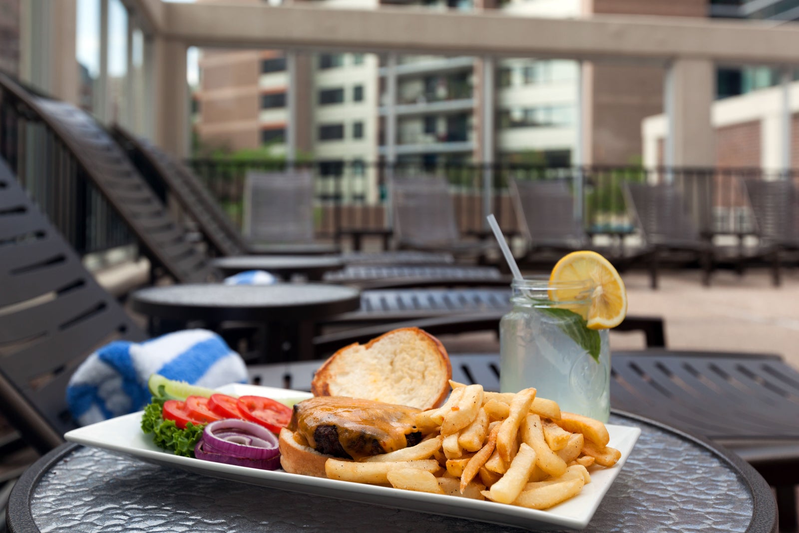 Poolside Dining