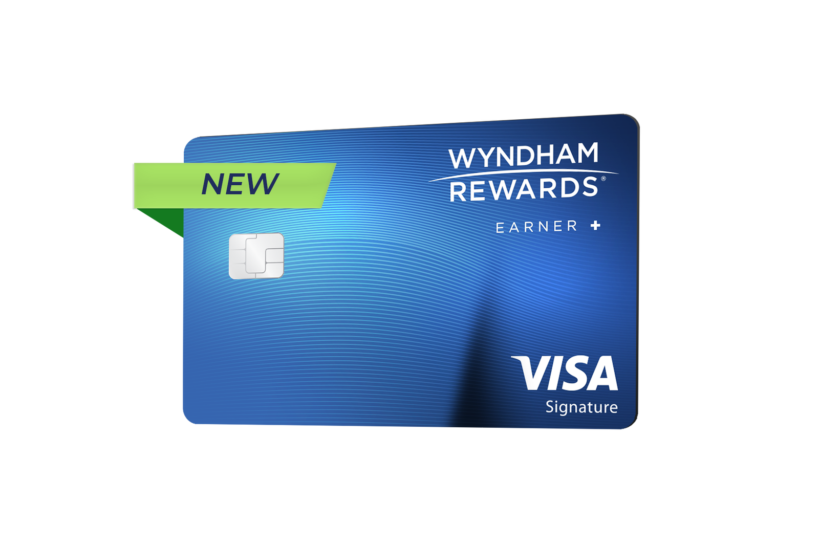 Wyndham Rewards Earner Plus card with New flag