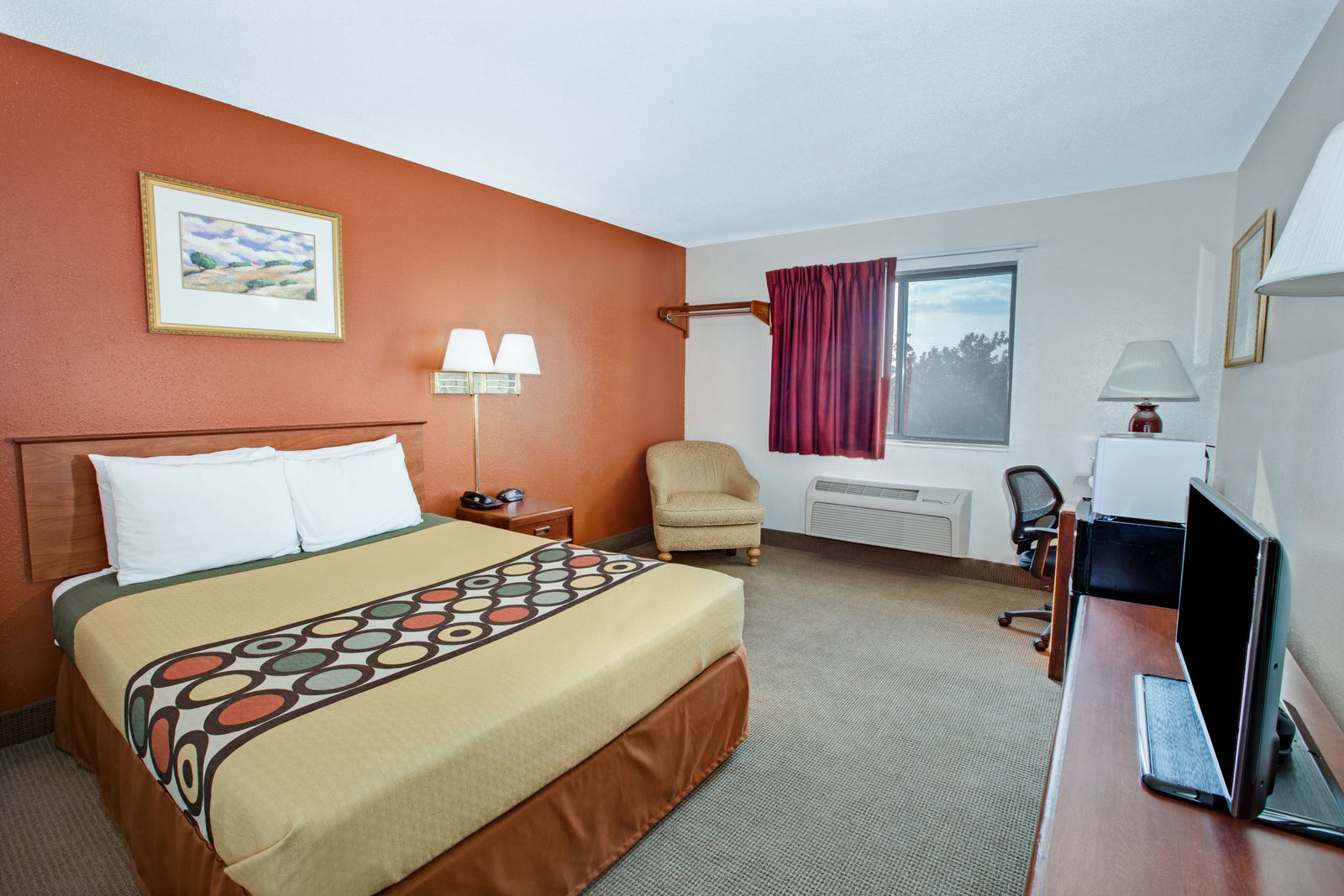 One Queen Bed Room