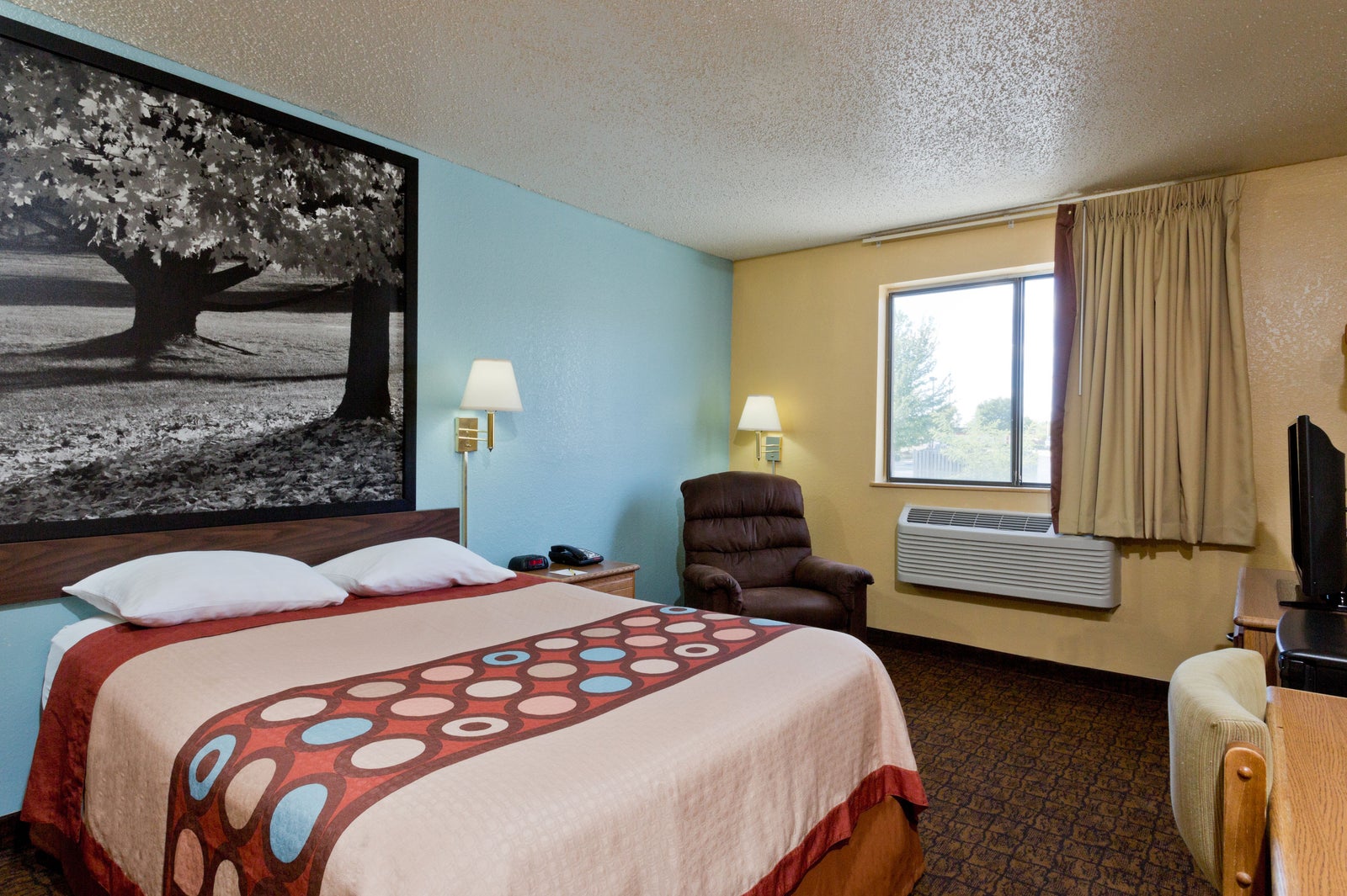 One Queen Bed Room