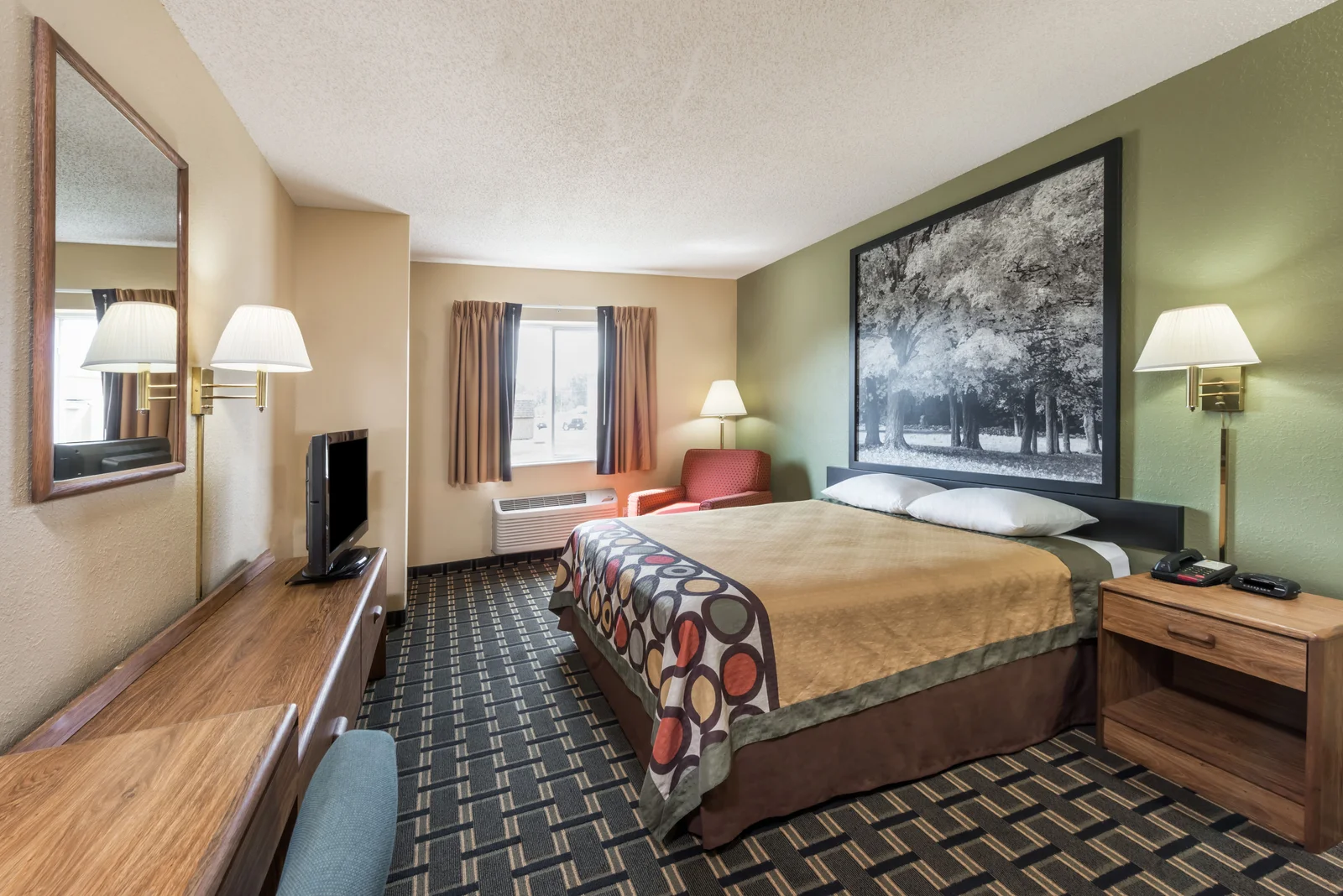 1 Queen Bed Room