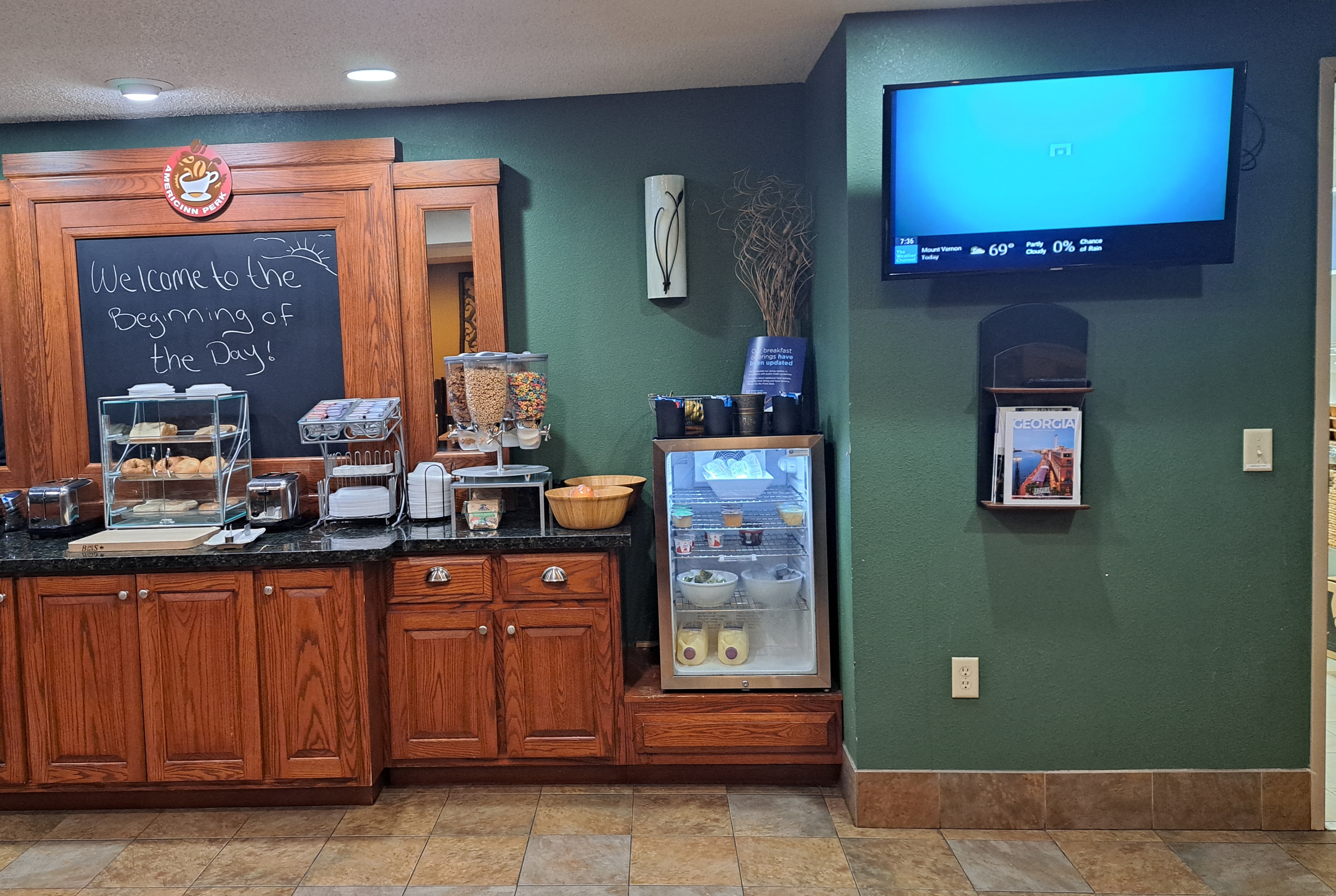 Free breakfast at AmericInn by Wyndham Vidalia in Vidalia, Georgia