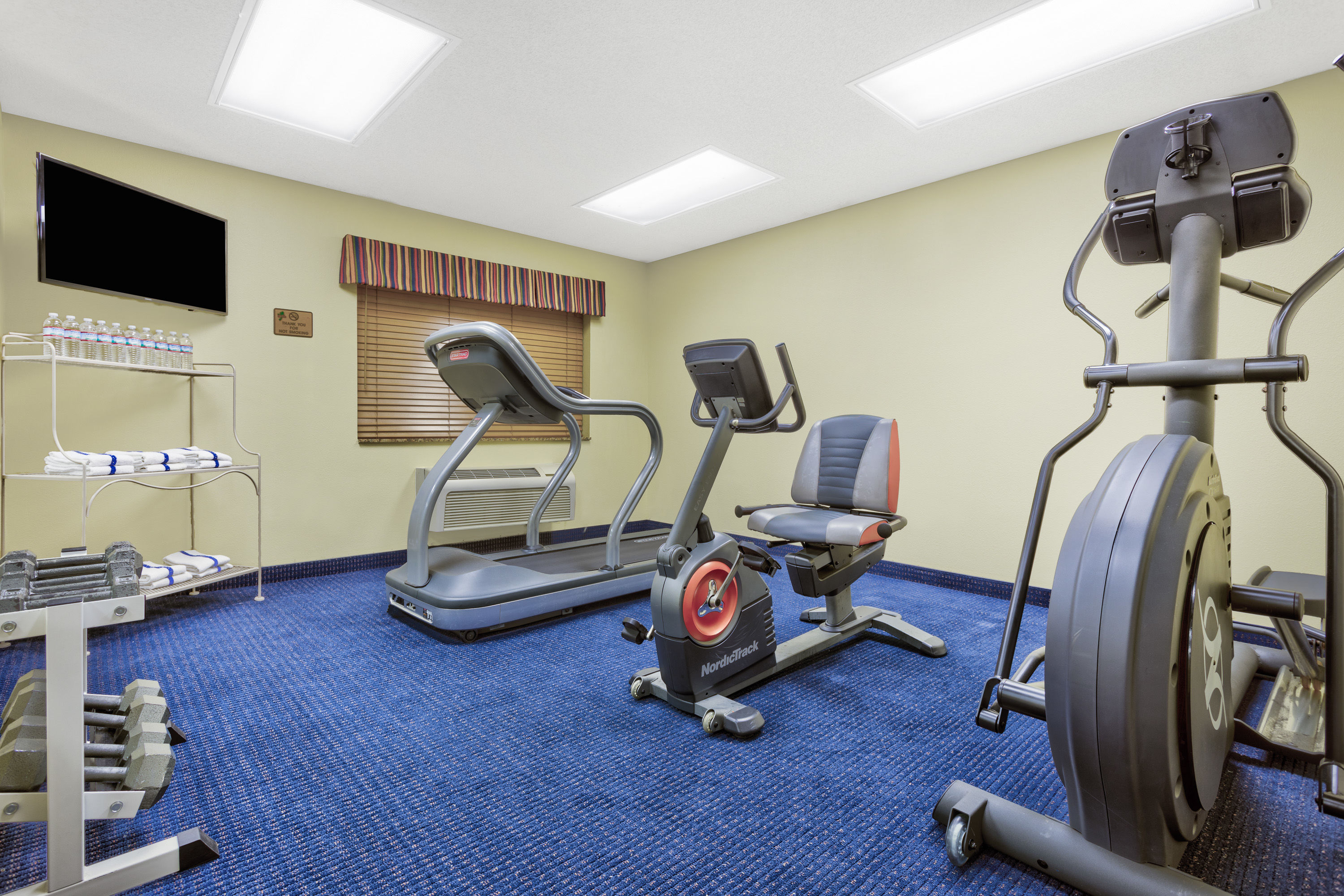 Fitness room at AmericInn by Wyndham Vidalia in Vidalia, Georgia