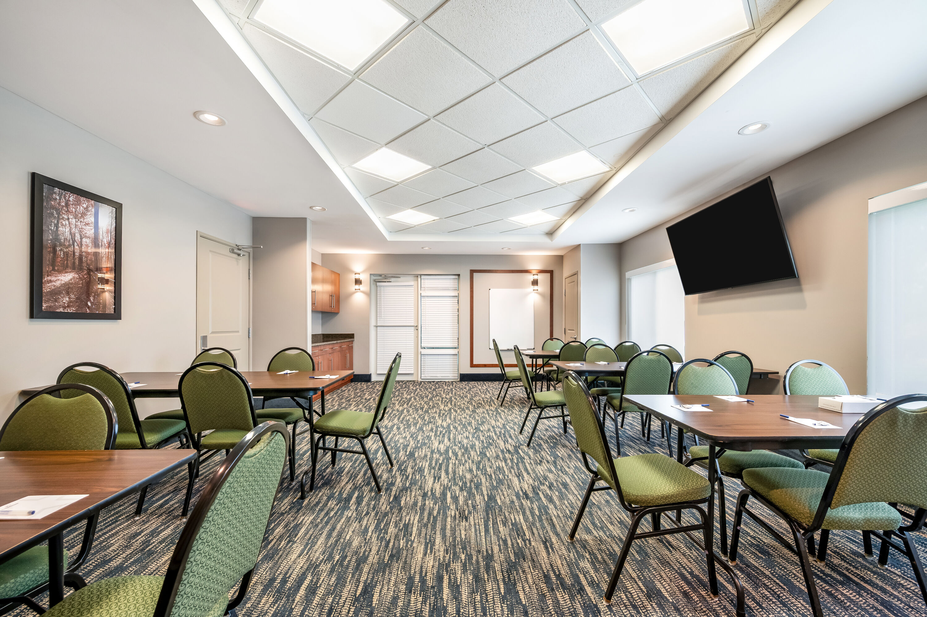 Meeting room at AmericInn by Wyndham Fairfield in Fairfield, Iowa