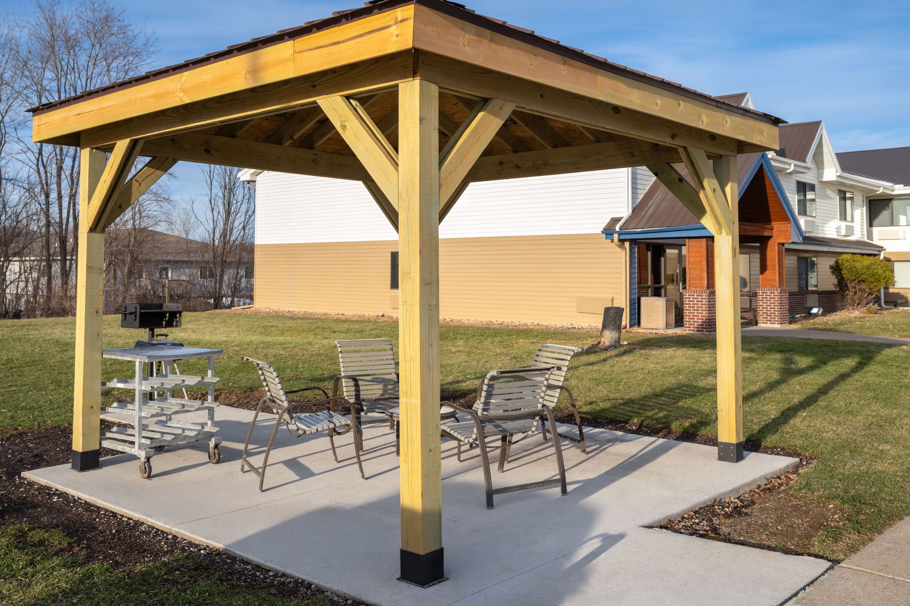 Gazebo at AmericInn by Wyndham Muscatine in Muscatine, Iowa