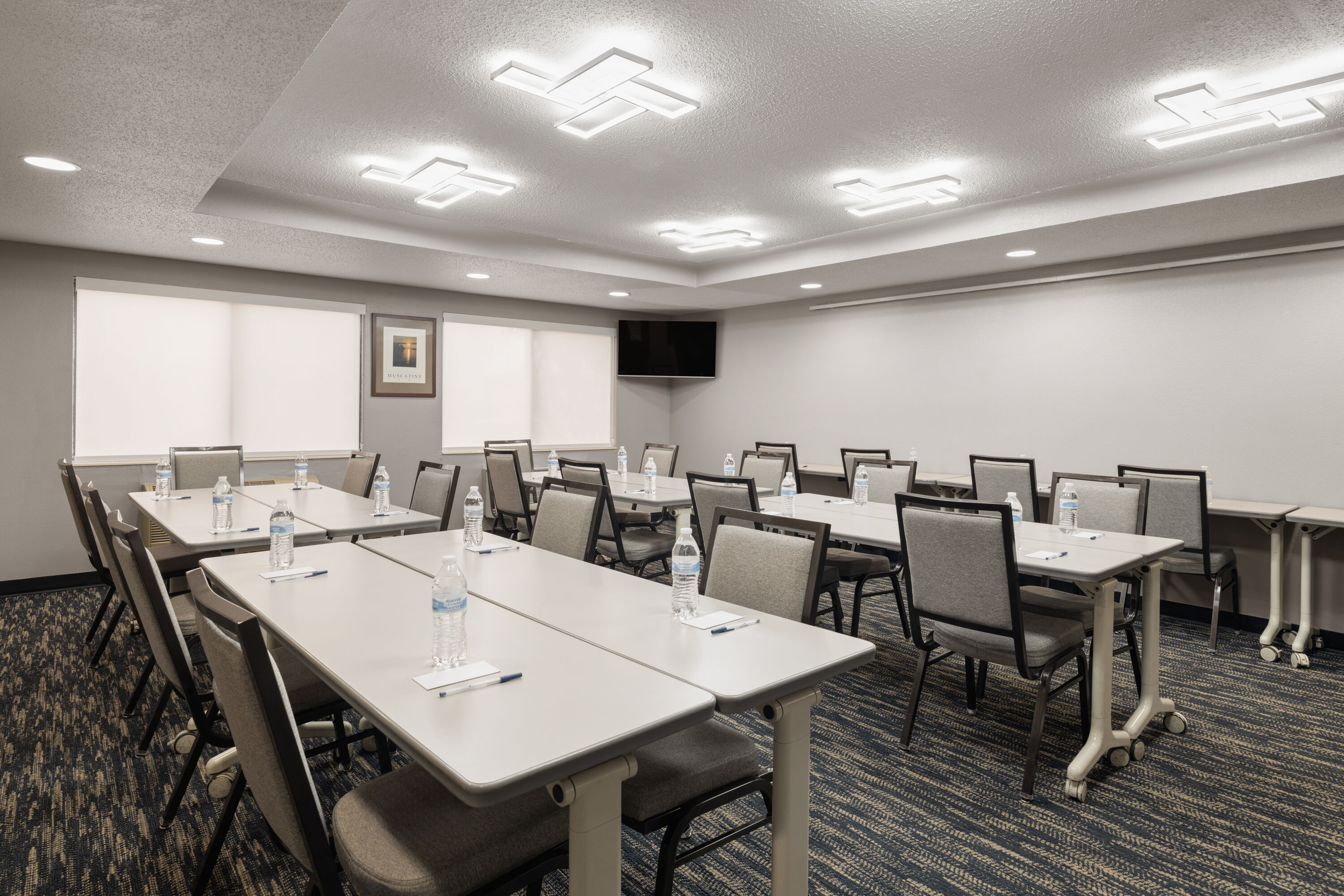 Meeting room at AmericInn by Wyndham Muscatine in Muscatine, Iowa