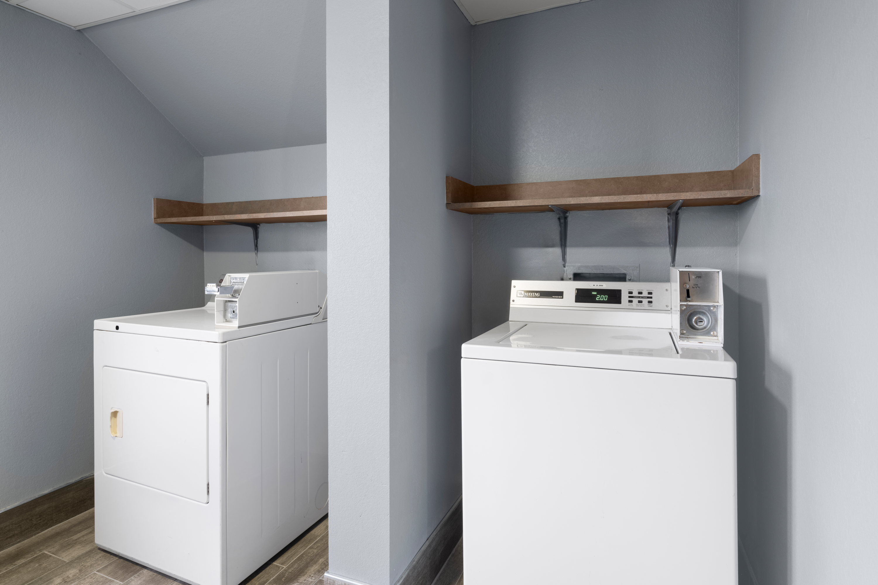 Laundry facilities at AmericInn by Wyndham Stuart in Stuart, Iowa