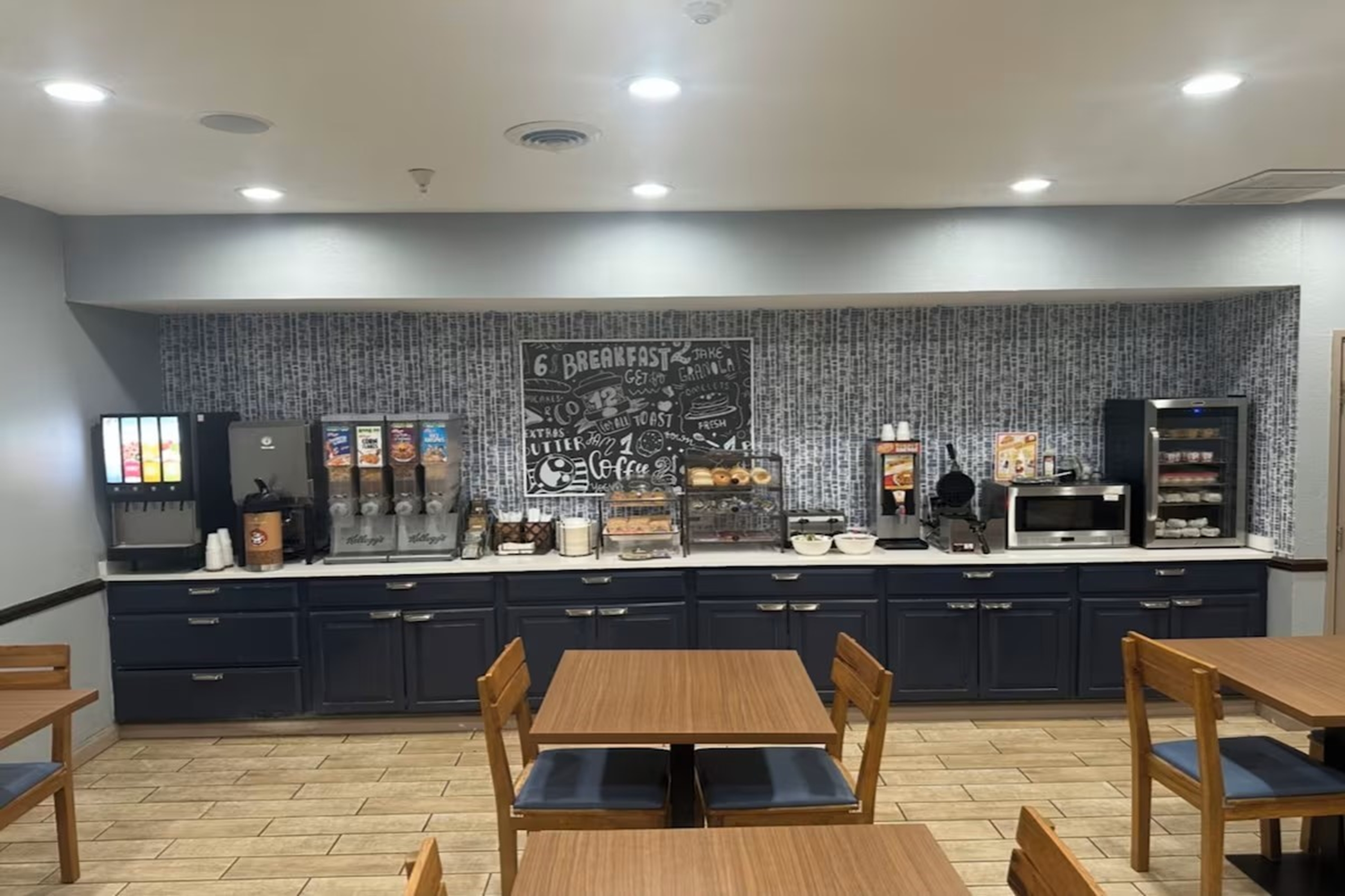 Free breakfast at AmericInn by Wyndham Galesburg in Galesburg, Illinois