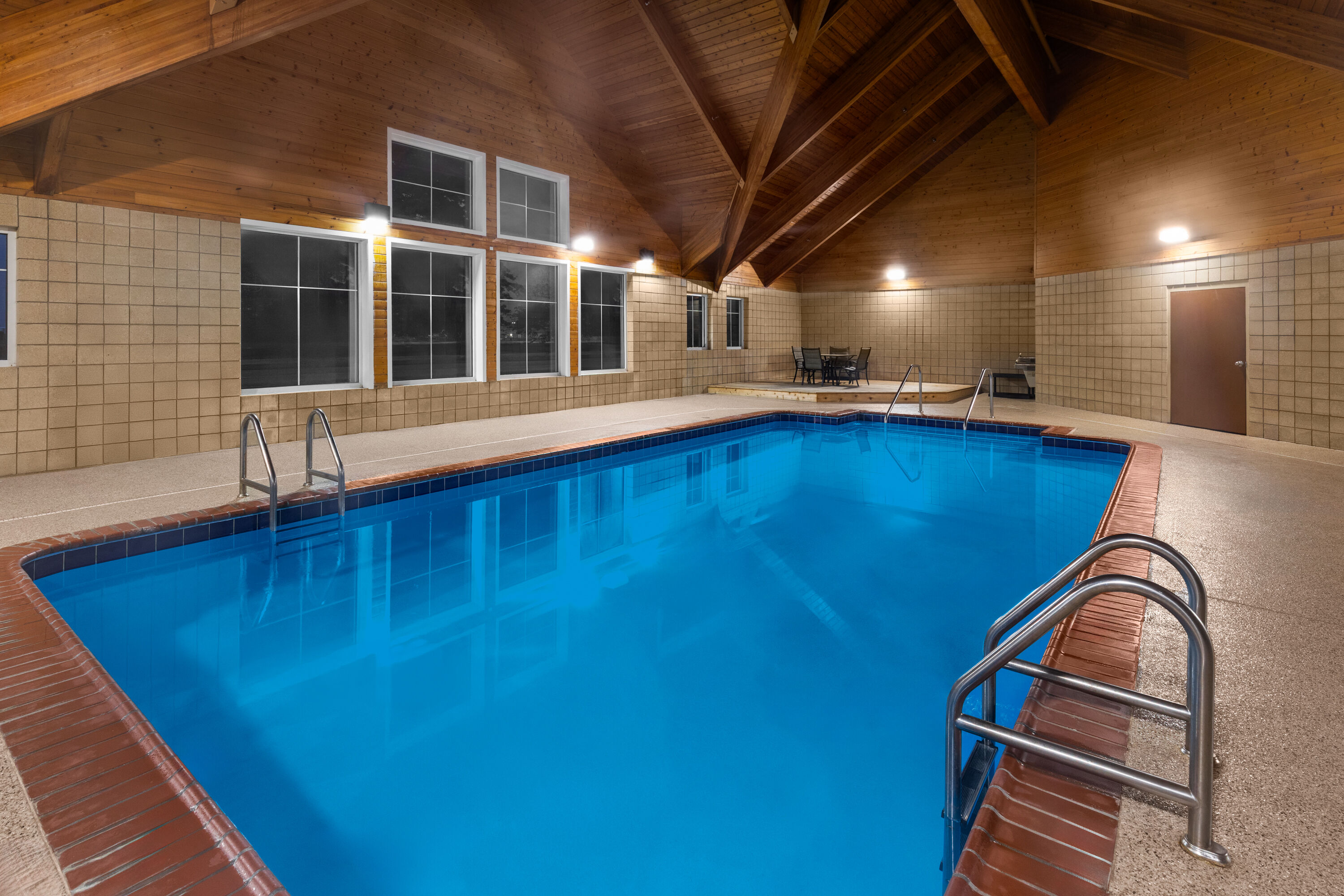 Indoor pool at the AmericInn by Wyndham Monmouth in Monmouth, Illinois
