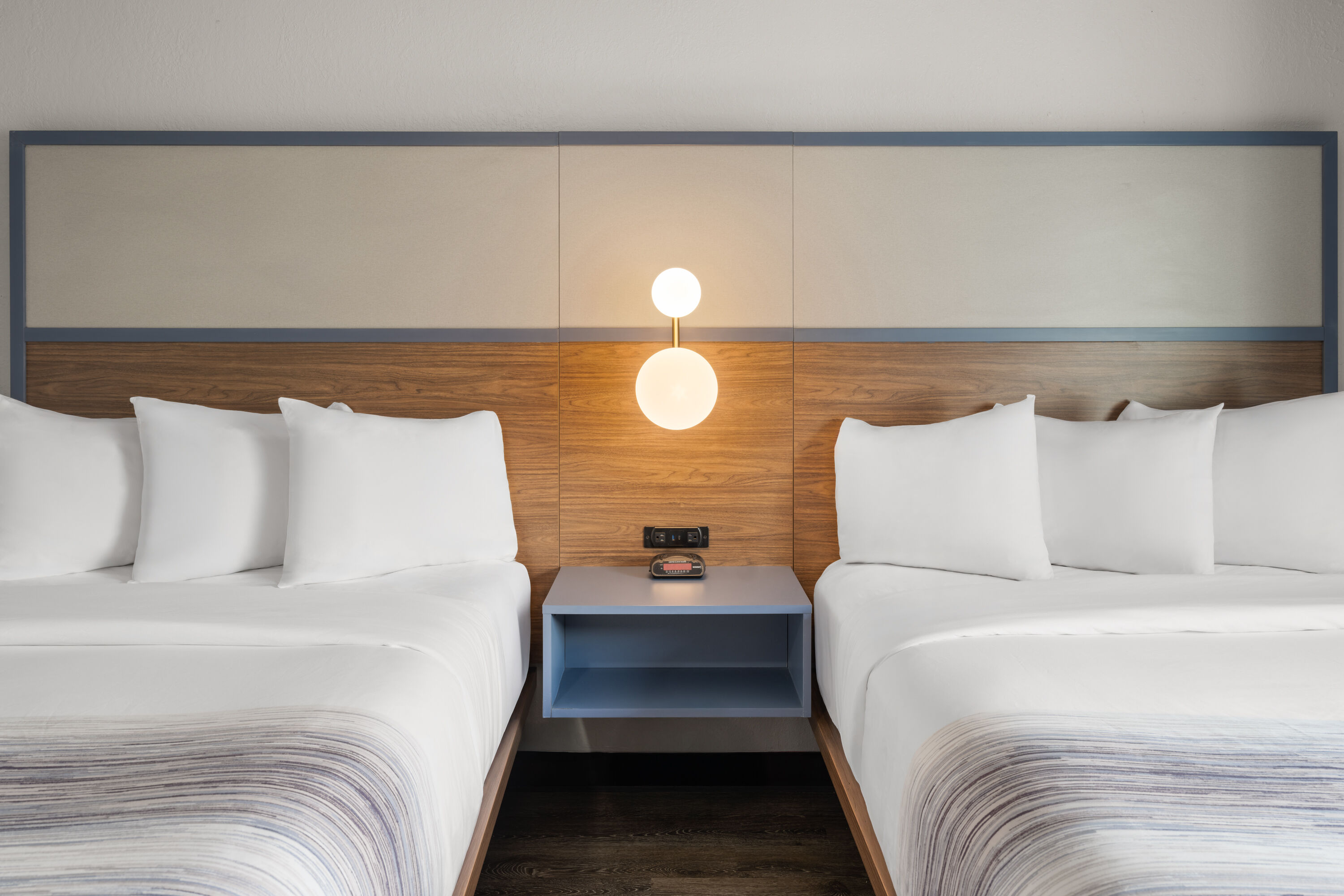 Guest room at the AmericInn by Wyndham Urbana/Champaign University Area in Urbana, Illinois