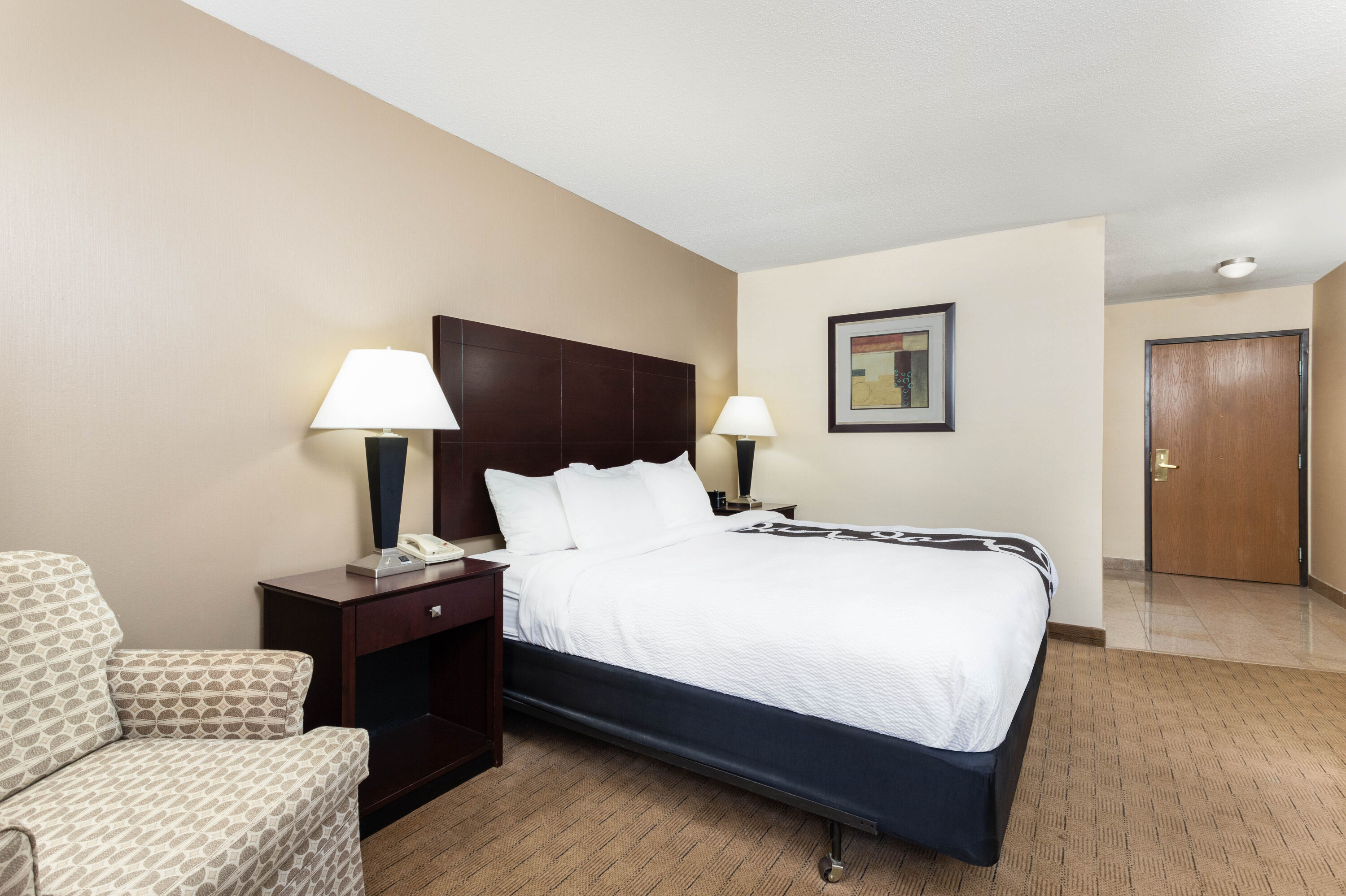 Guest room at the AmericInn by Wyndham Frankfort IN in Frankfort, Indiana