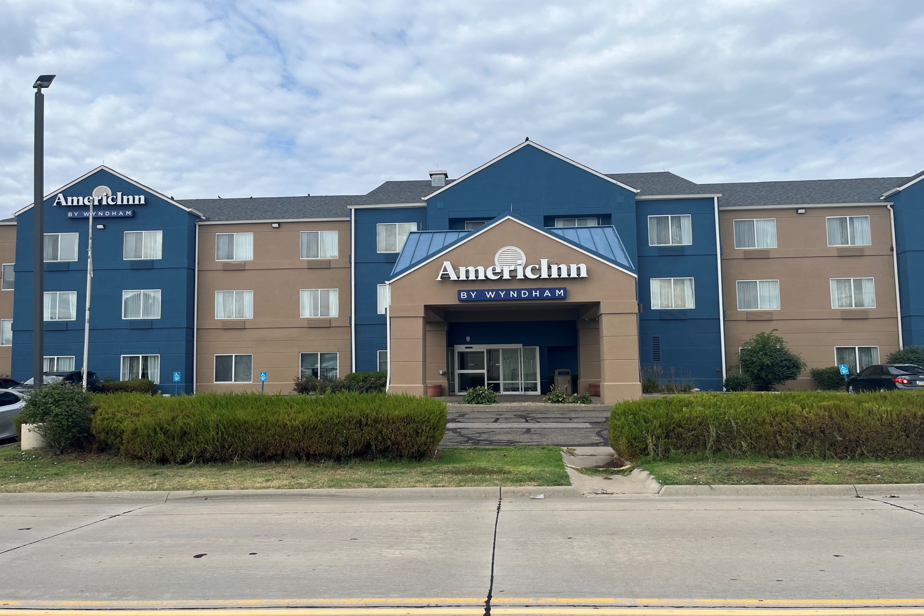 Exterior of AmericInn by Wyndham Hays hotel in Hays, Kansas