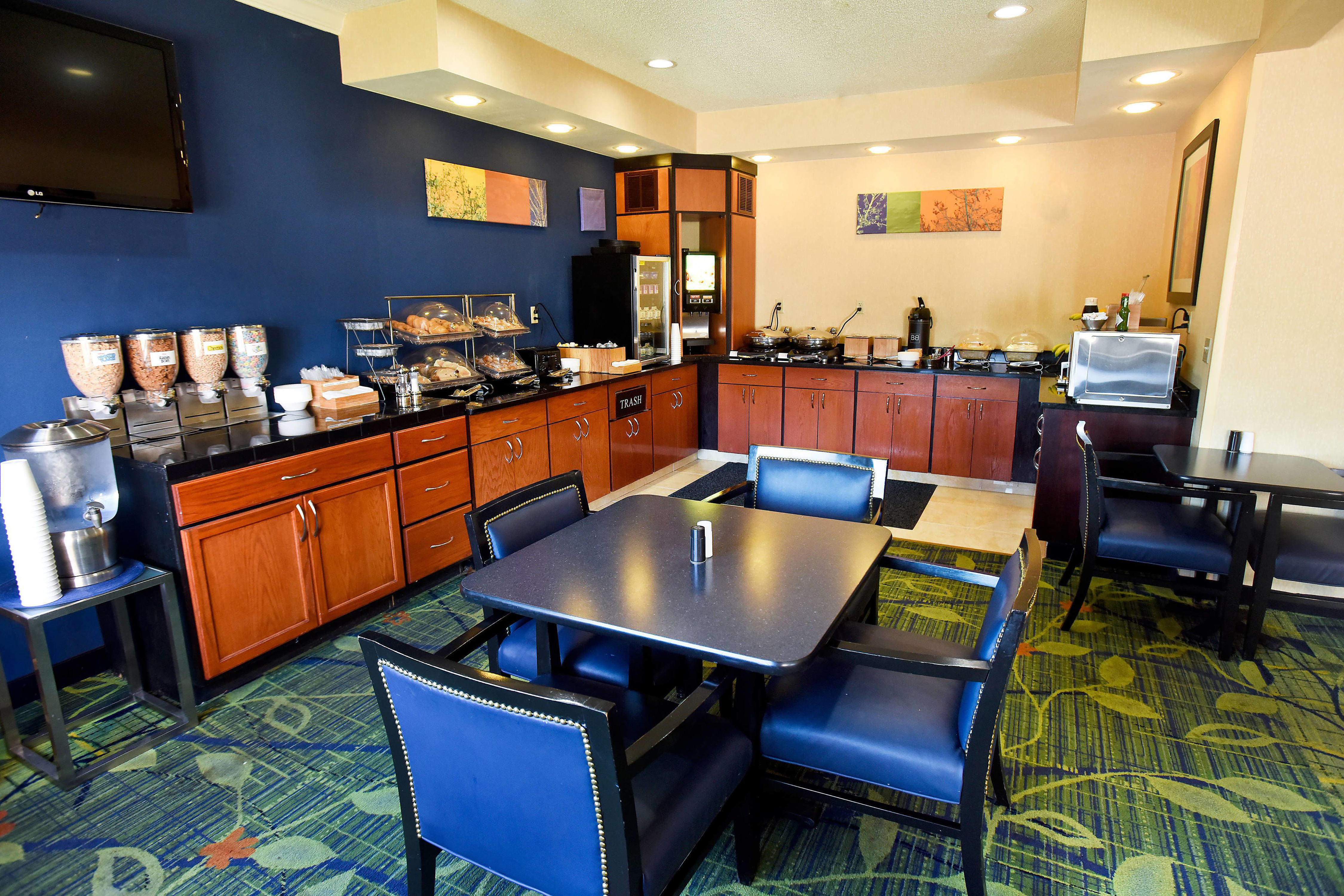 Free breakfast at AmericInn by Wyndham Topeka in Topeka, Kansas