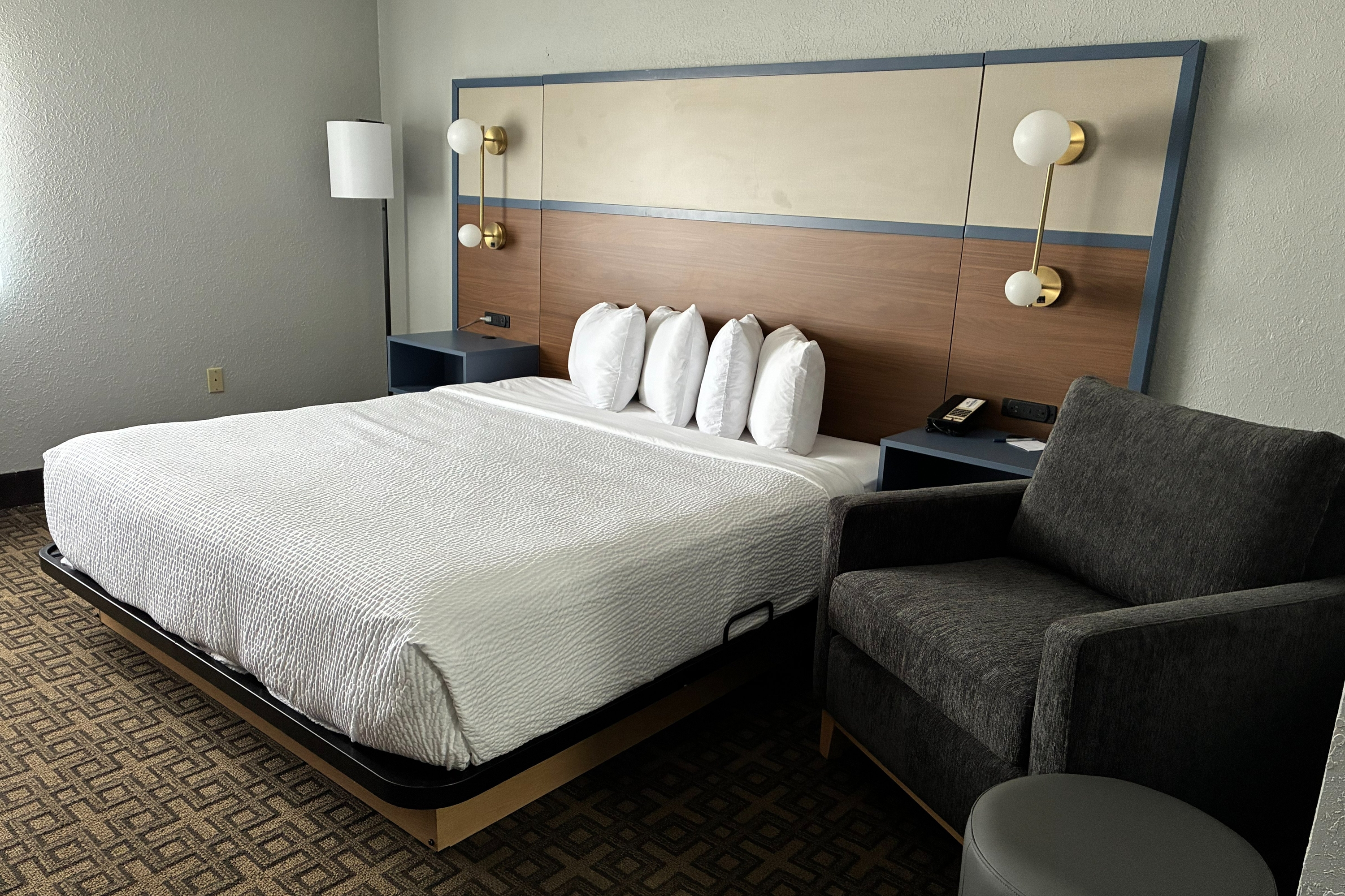 Guest room at the AmericInn by Wyndham Holland MI in Holland, Michigan