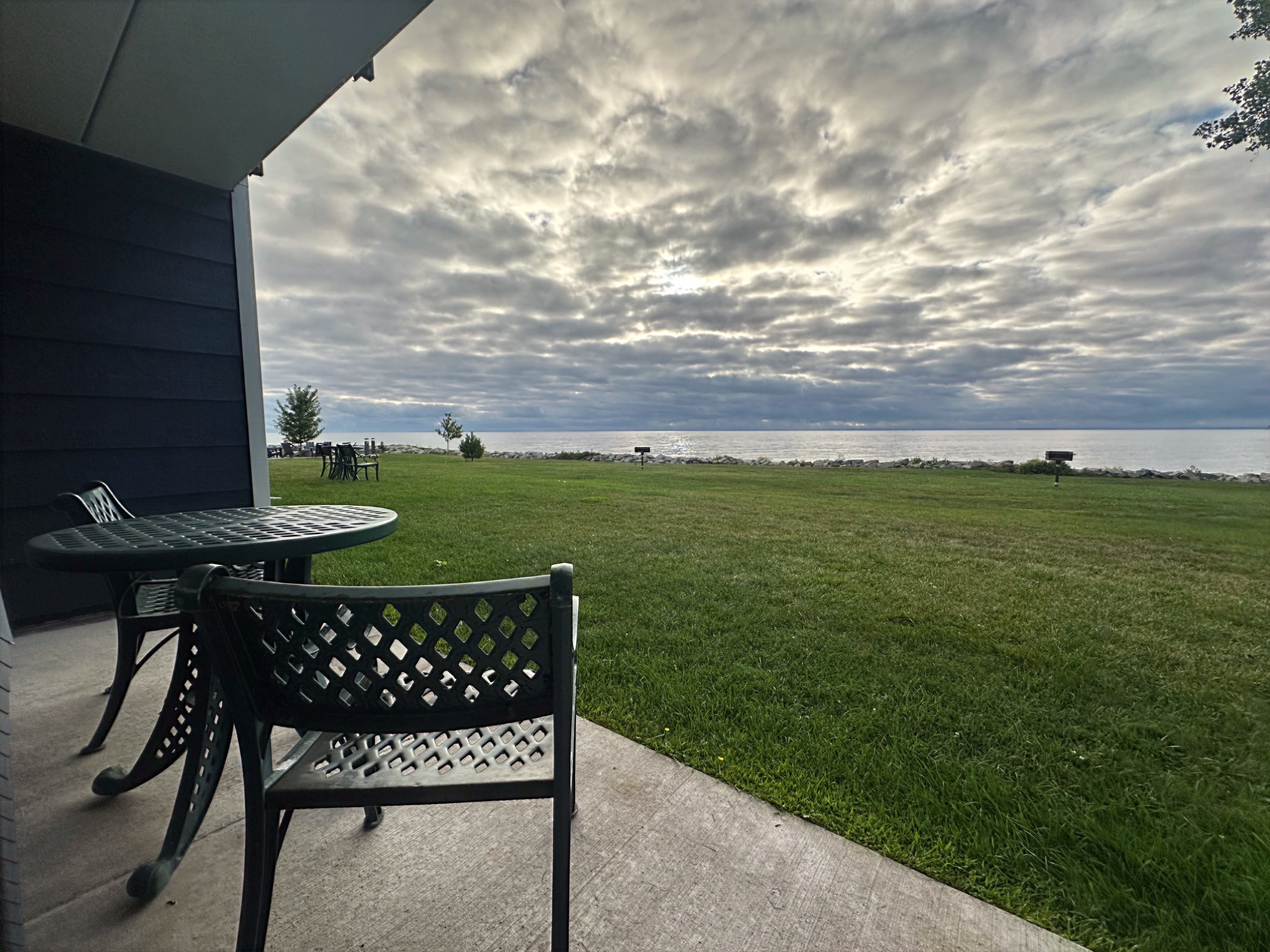 Guest room at the AmericInn by Wyndham Menominee in Menominee, Michigan
