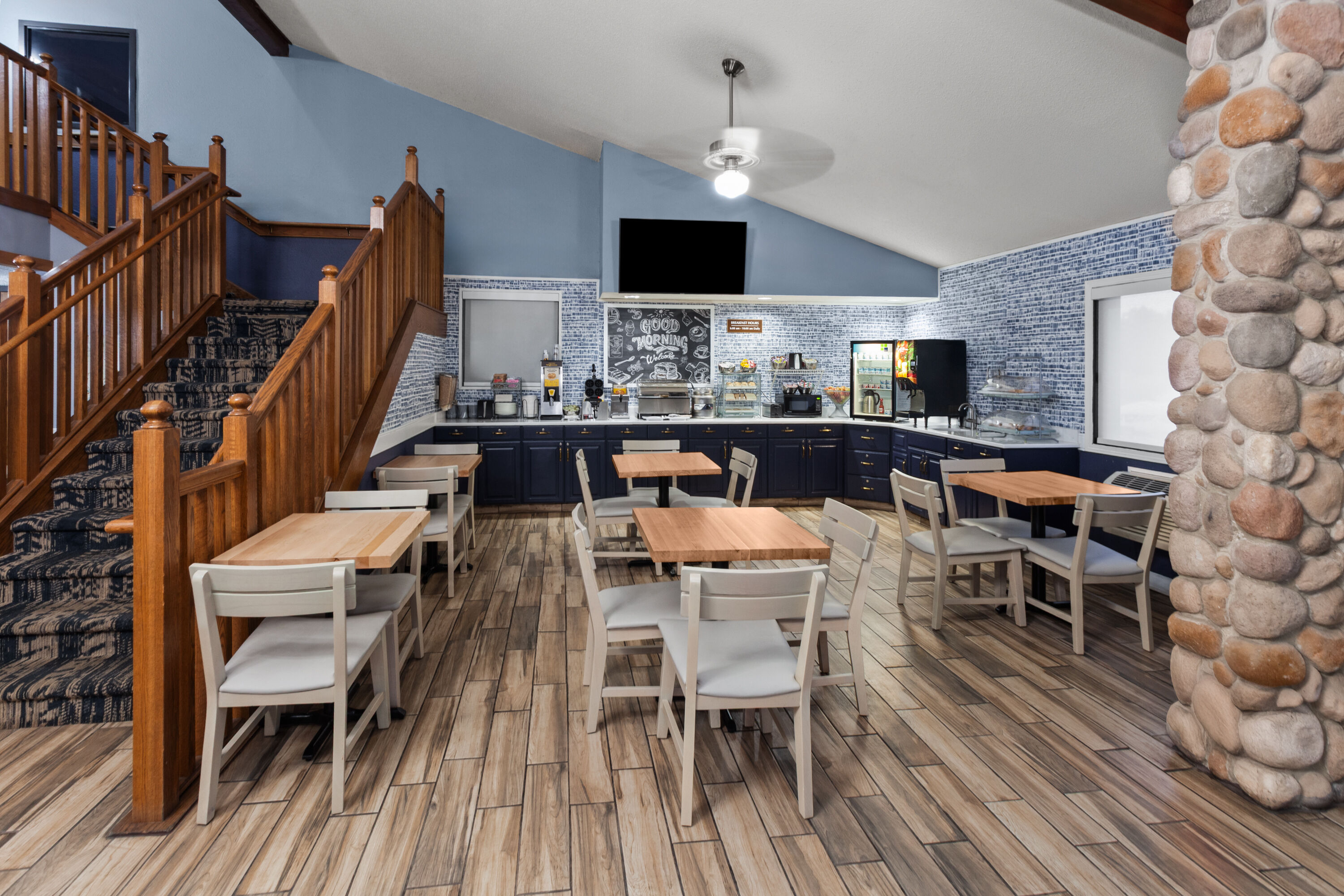 Free breakfast at AmericInn by Wyndham Austin in Austin, Minnesota