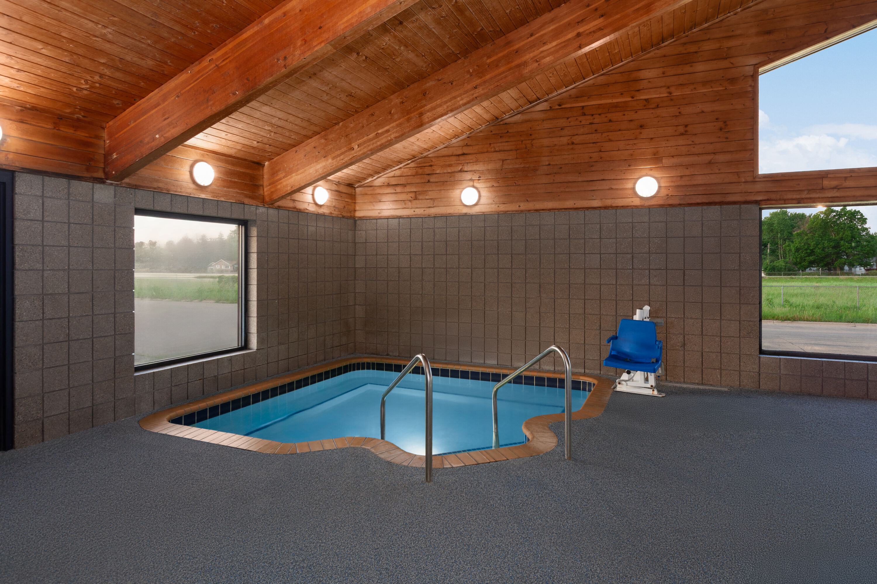 Hot tub at the AmericInn by Wyndham Austin in Austin, Minnesota