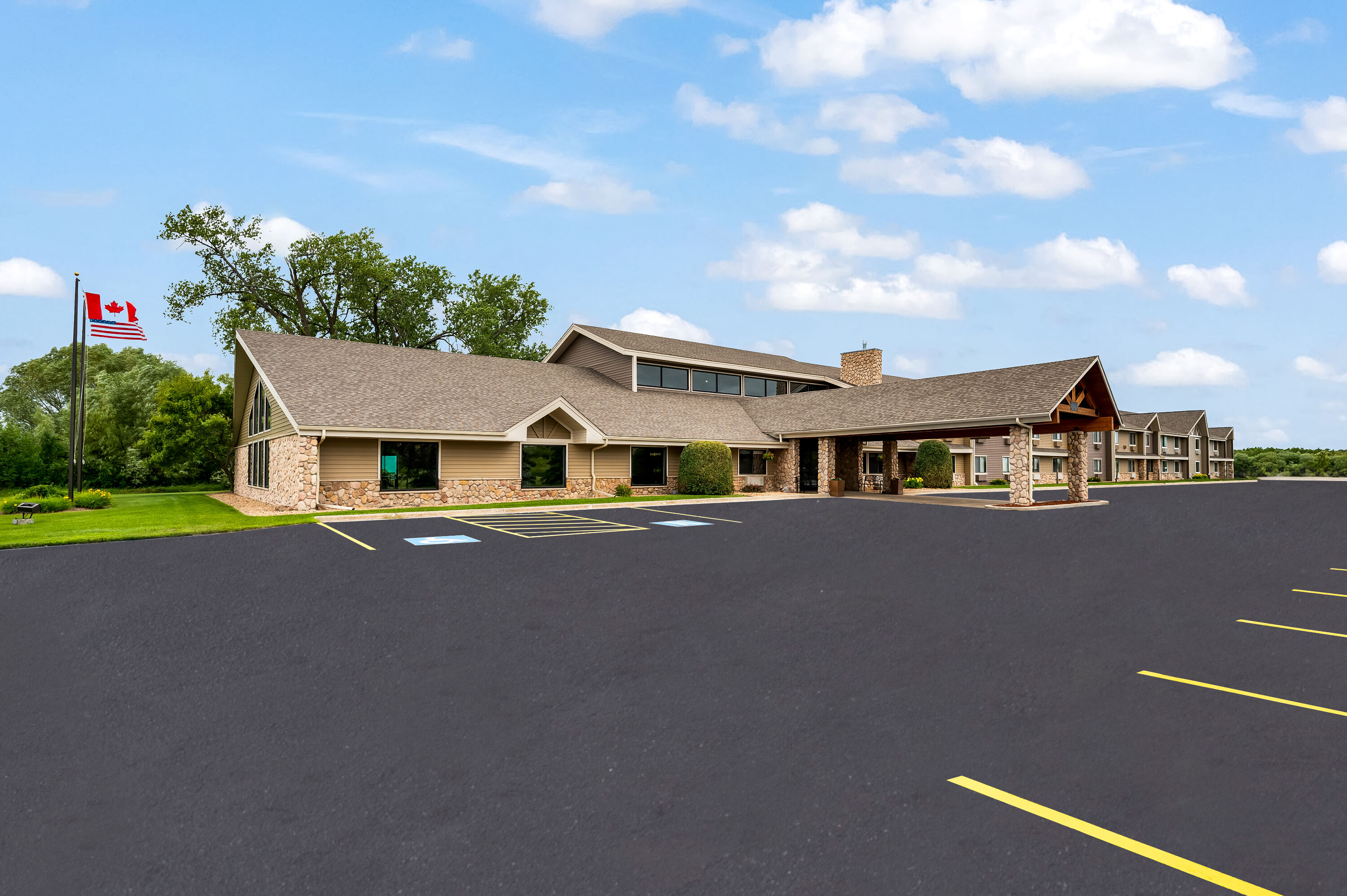 Exterior Day Image of AmericInn by Wyndham, Baudette hotel in Baudette, Minnesota