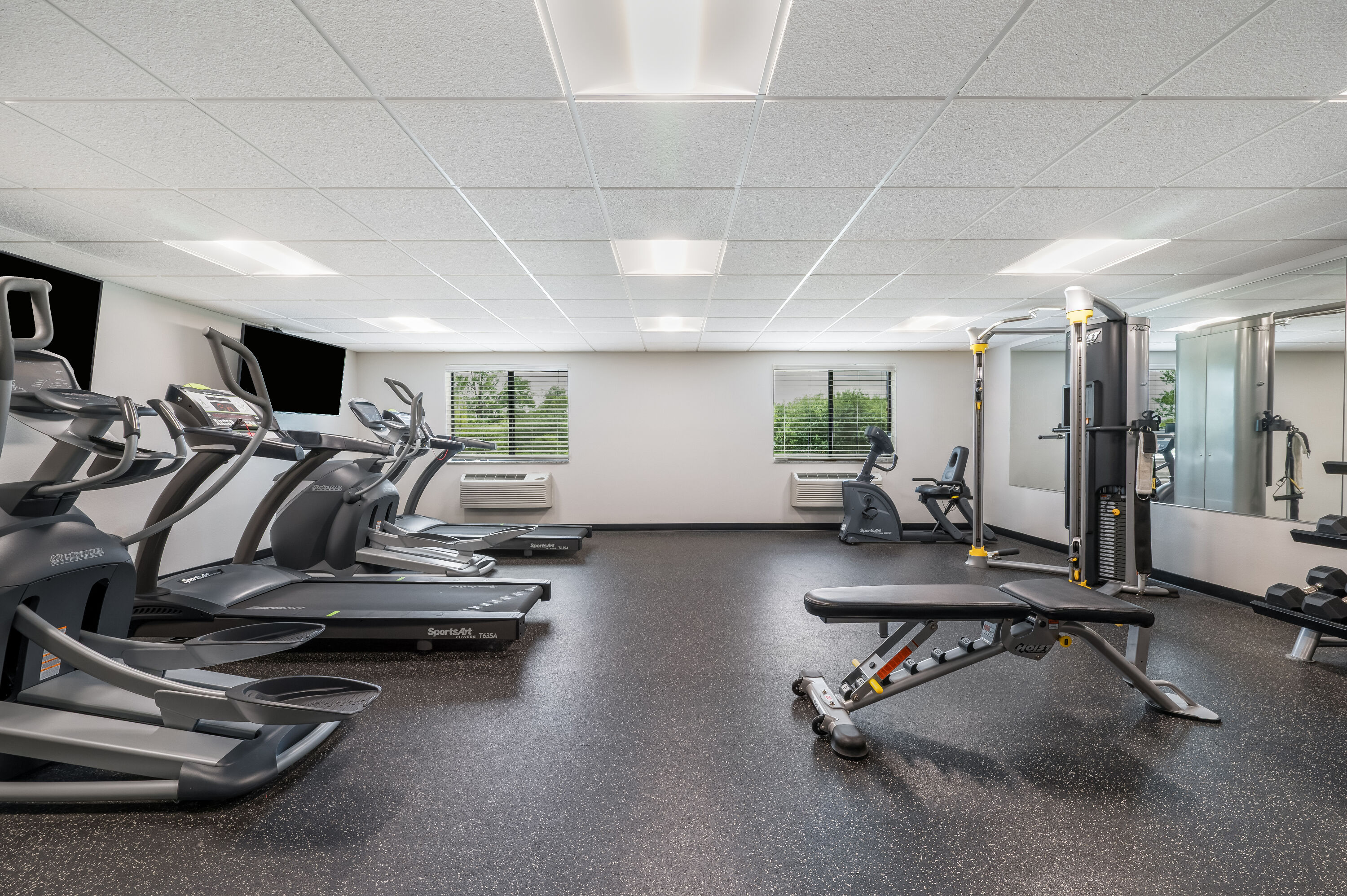 Fitness room at AmericInn by Wyndham, Baudette in Baudette, Minnesota