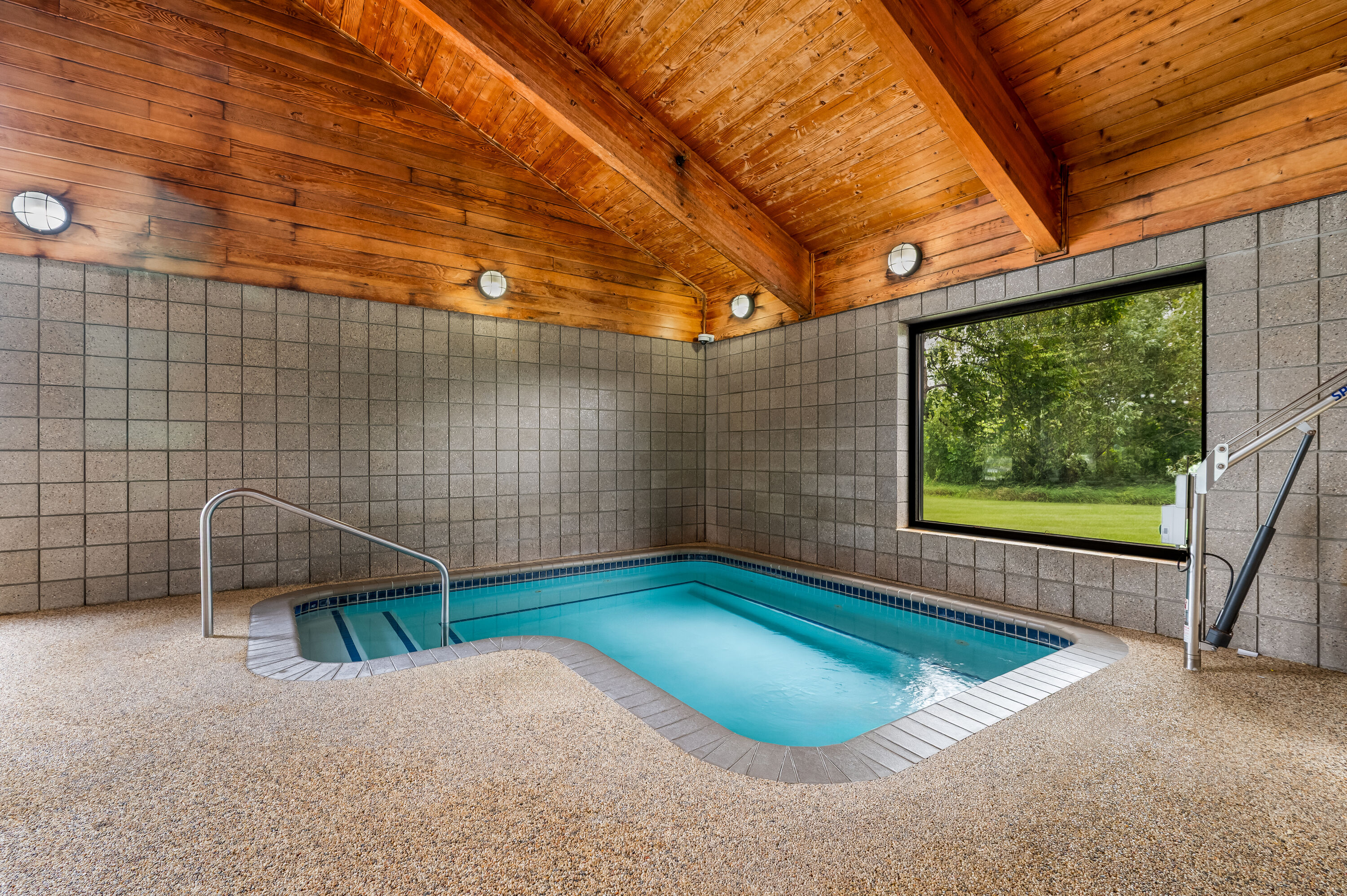 Hot tub at the AmericInn by Wyndham, Baudette in Baudette, Minnesota