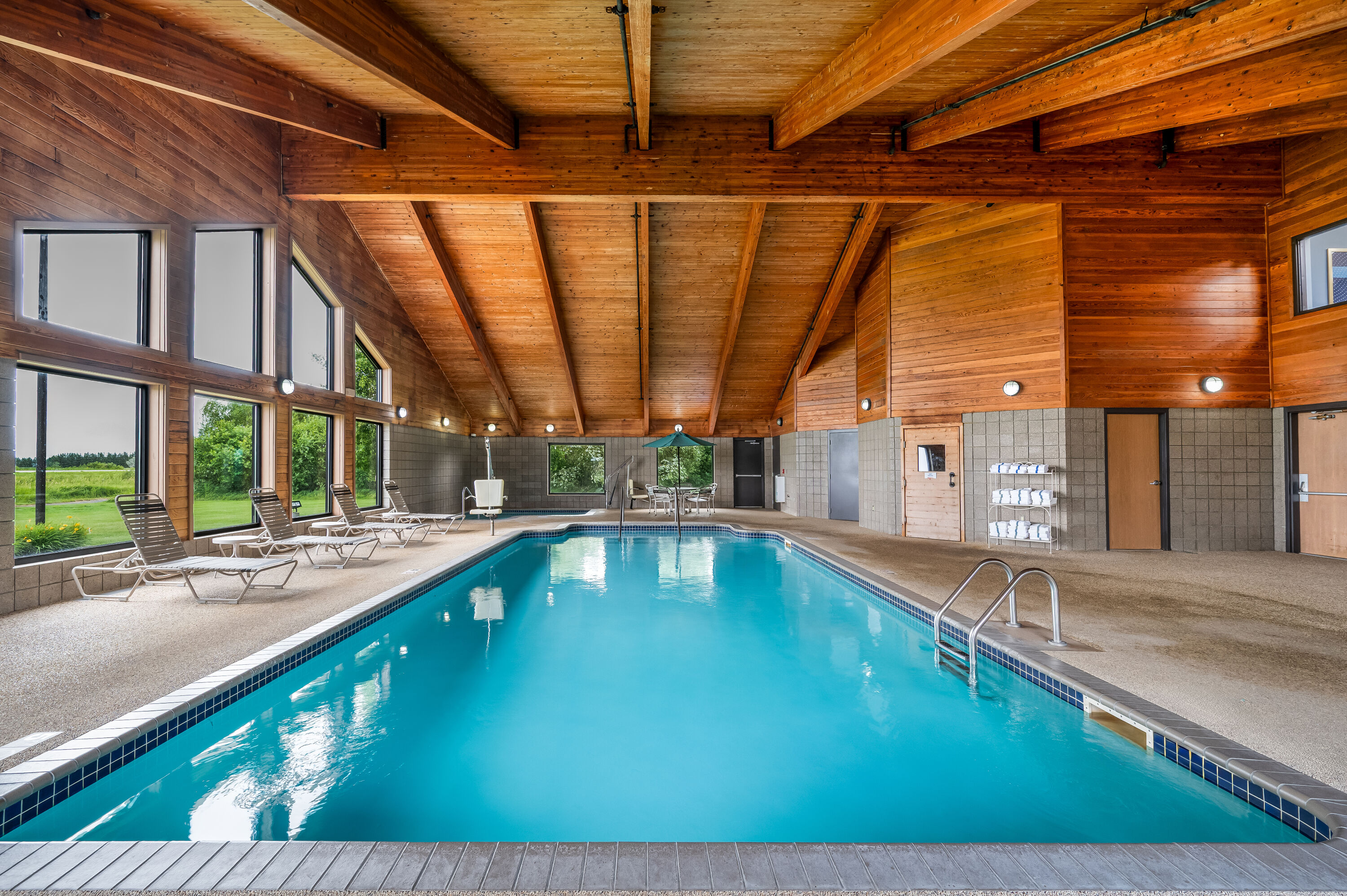 Indoor pool at the AmericInn by Wyndham, Baudette in Baudette, Minnesota