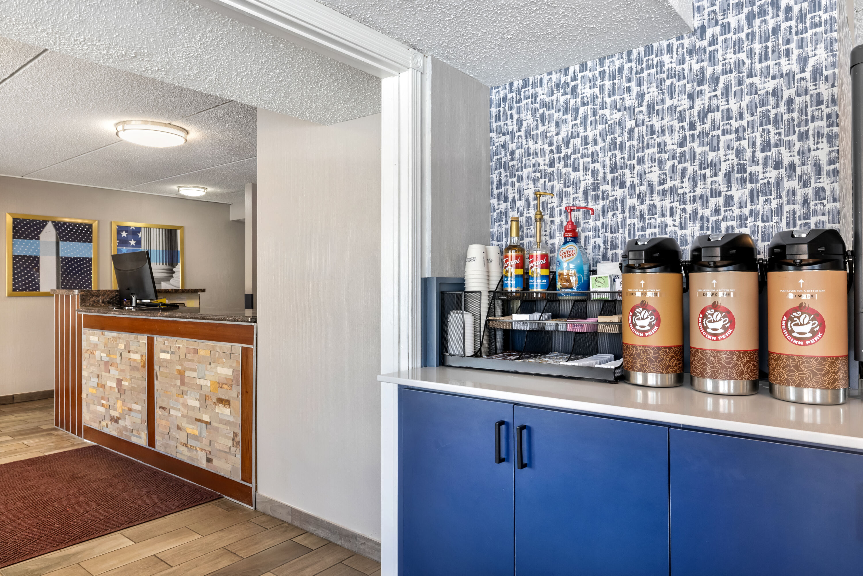 AmericInn by Wyndham Baxter Brainerd restaurant breakfast area close up in Baxter, Minnesota