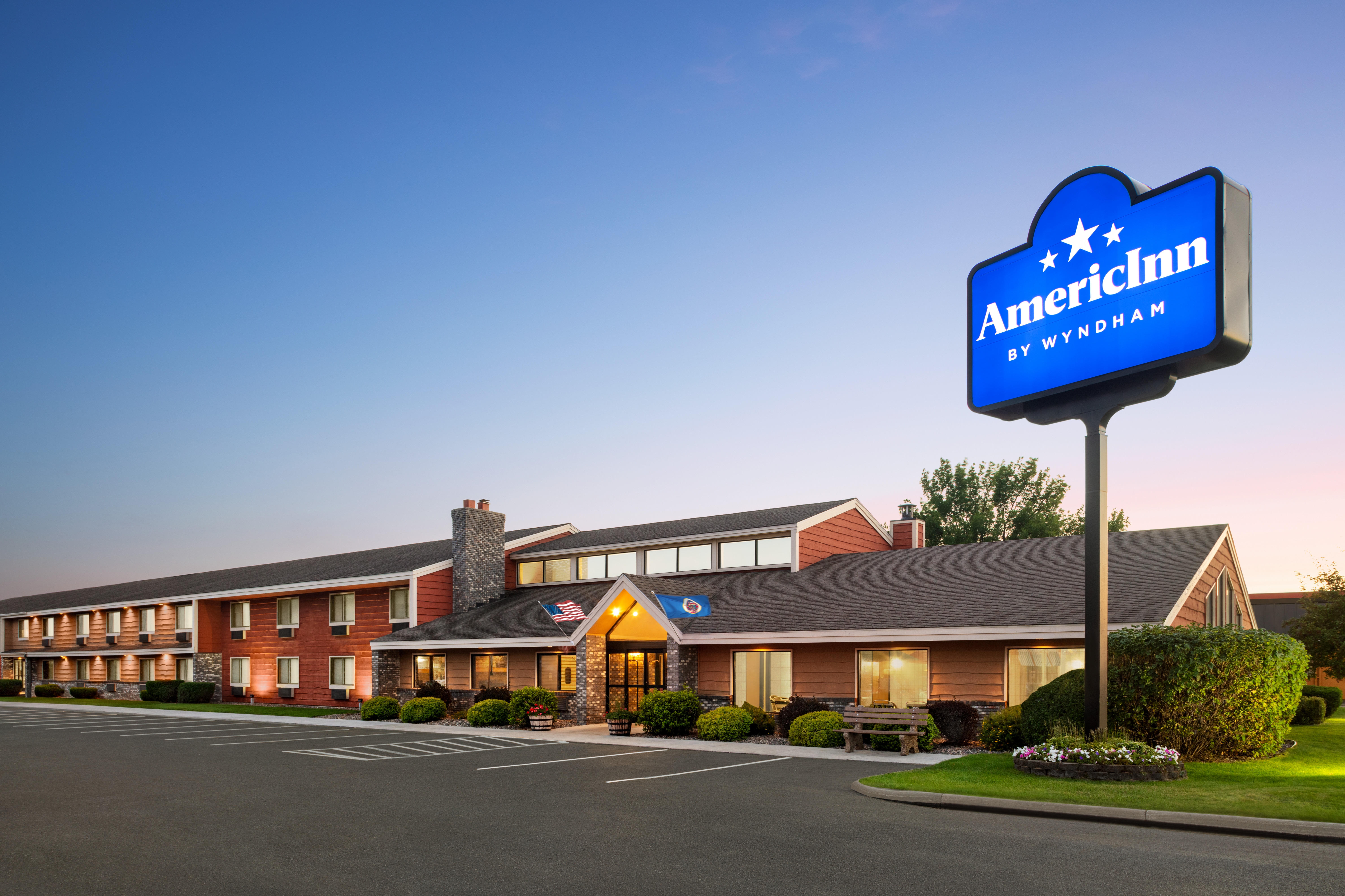 Front Exterior Image of AmericInn by Wyndham Bemidji hotel in Bemidji, Minnesota