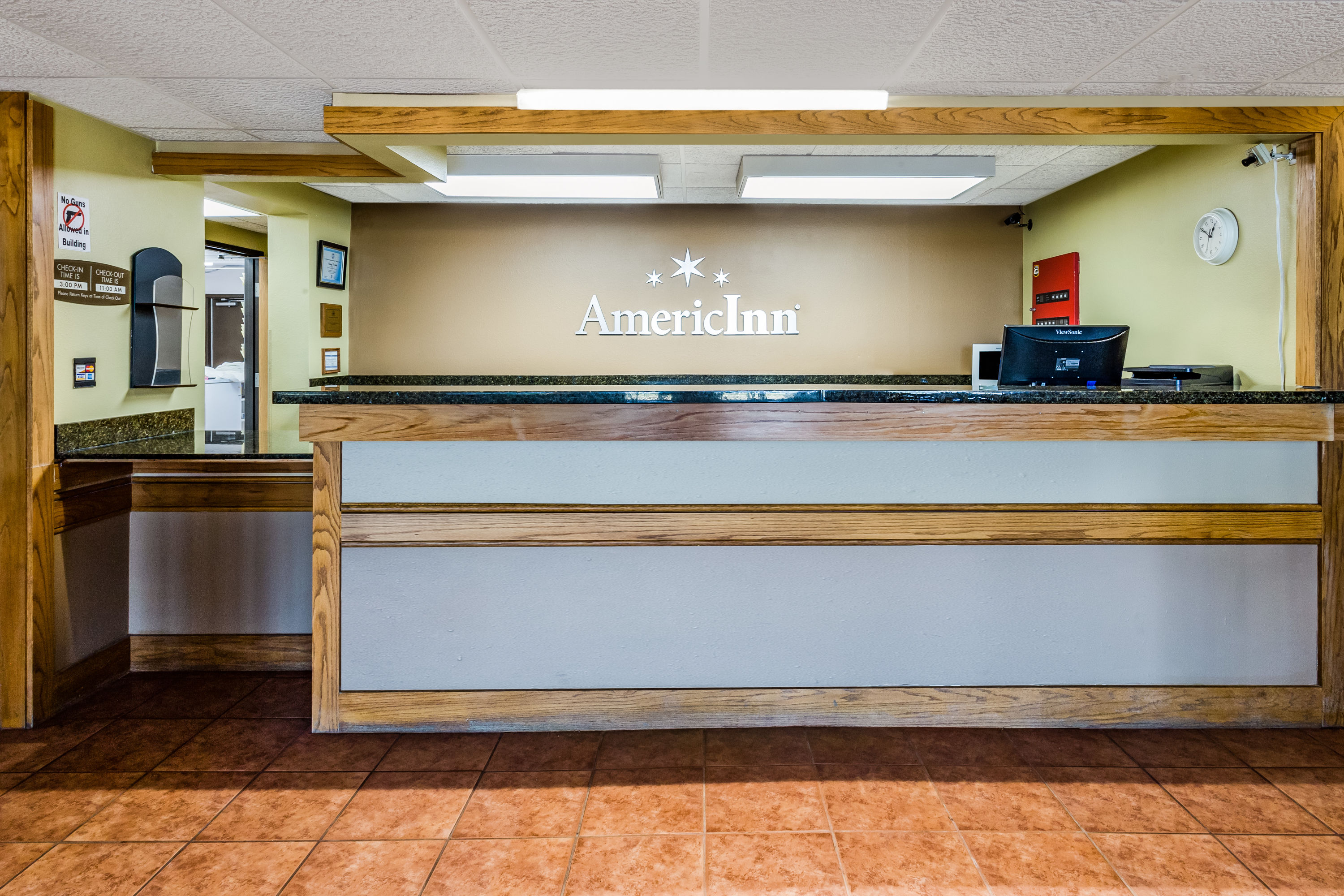 AmericInn by Wyndham Blue Earth reception in Blue Earth, Minnesota