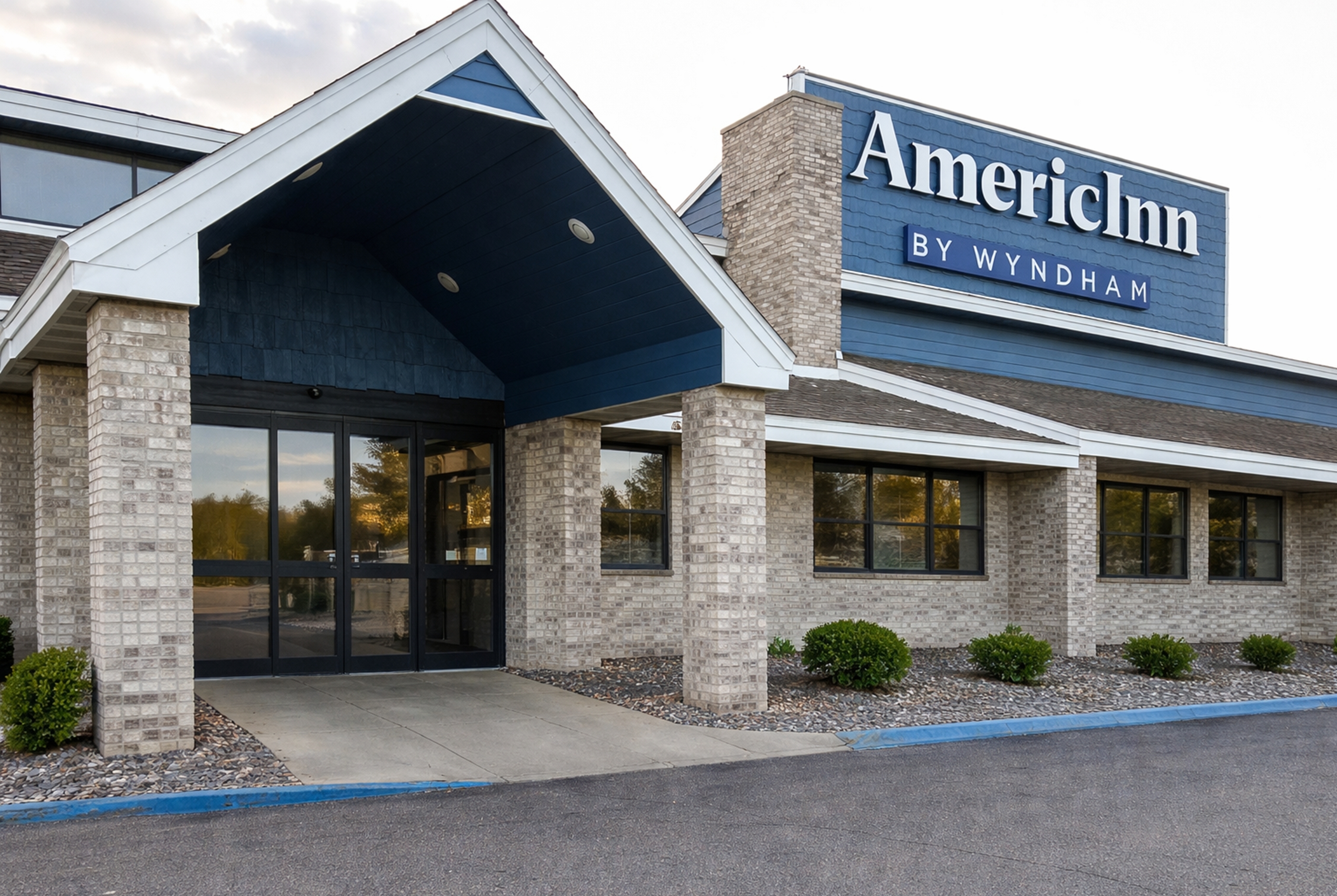 Exterior of AmericInn by Wyndham Fergus Falls Conference Center hotel in Fergus Falls, Minnesota
