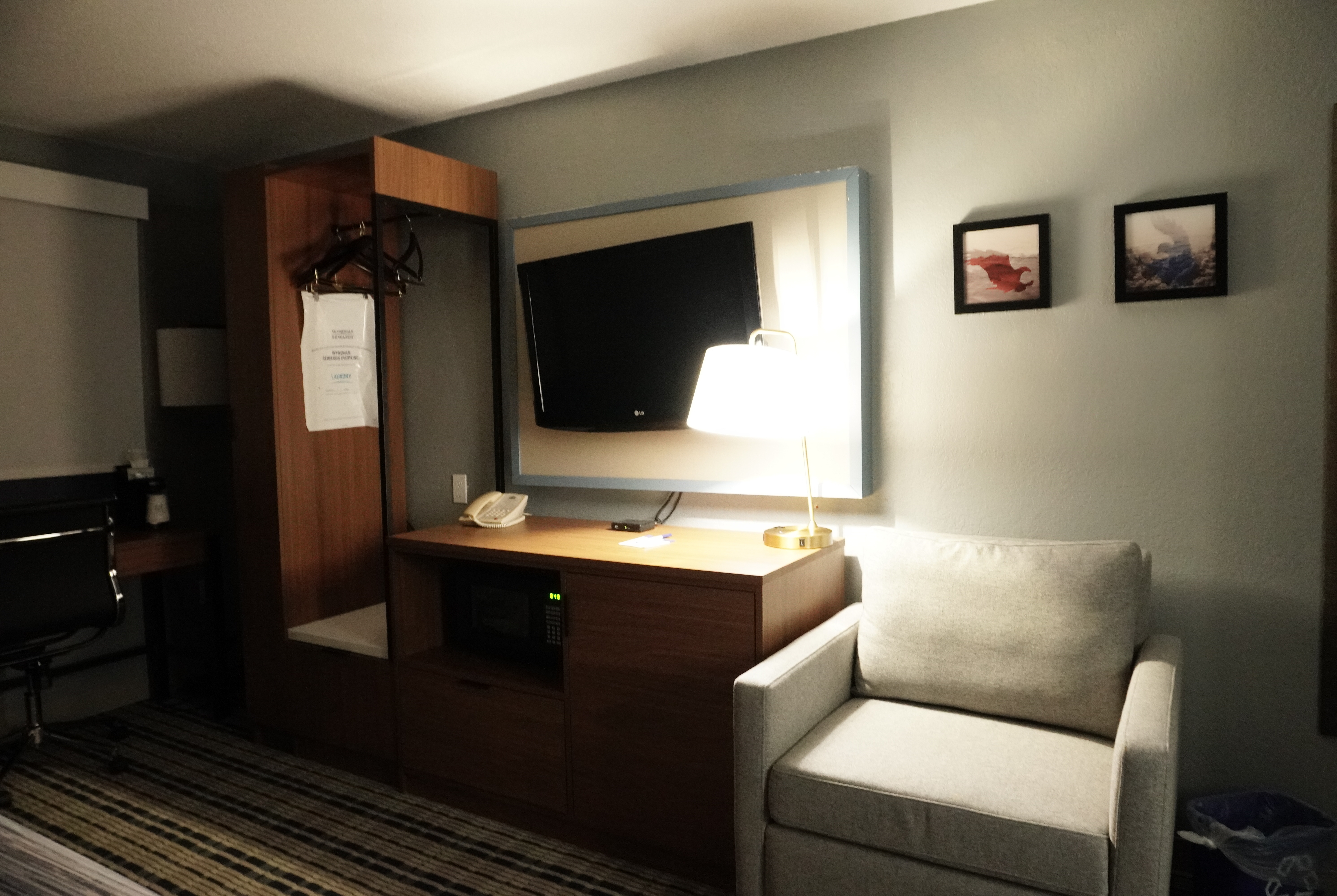 Guest room feature at the AmericInn by Wyndham Forest Lake in Forest Lake, Minnesota