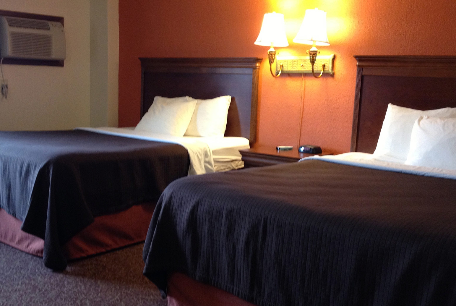 Guest room at the AmericInn by Wyndham Forest Lake in Forest Lake, Minnesota