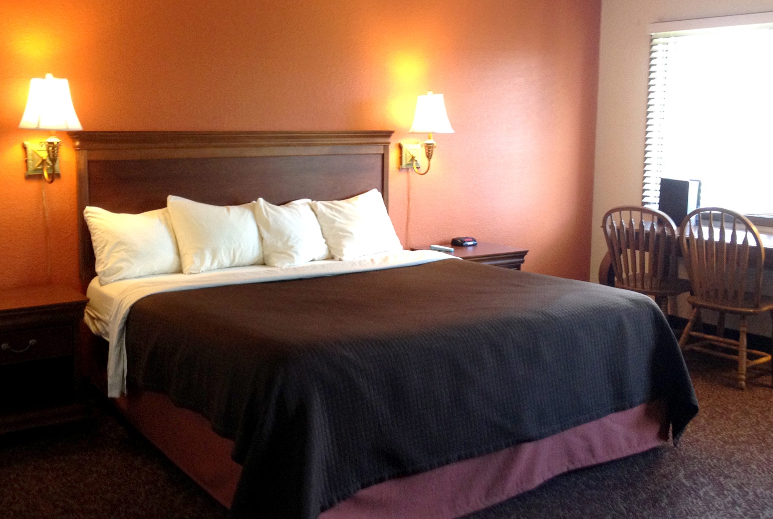 Guest room at the AmericInn by Wyndham Forest Lake in Forest Lake, Minnesota
