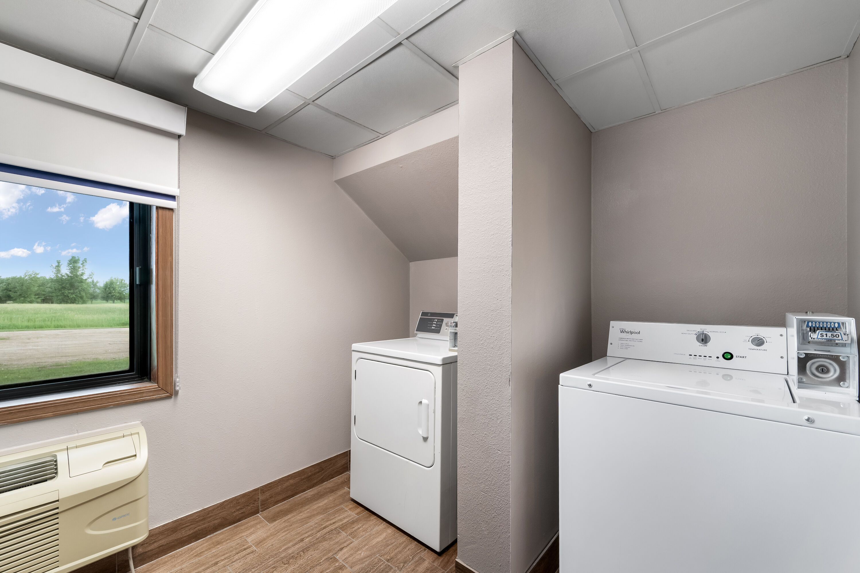Laundry facilities at AmericInn by Wyndham Hutchinson in Hutchinson, Minnesota