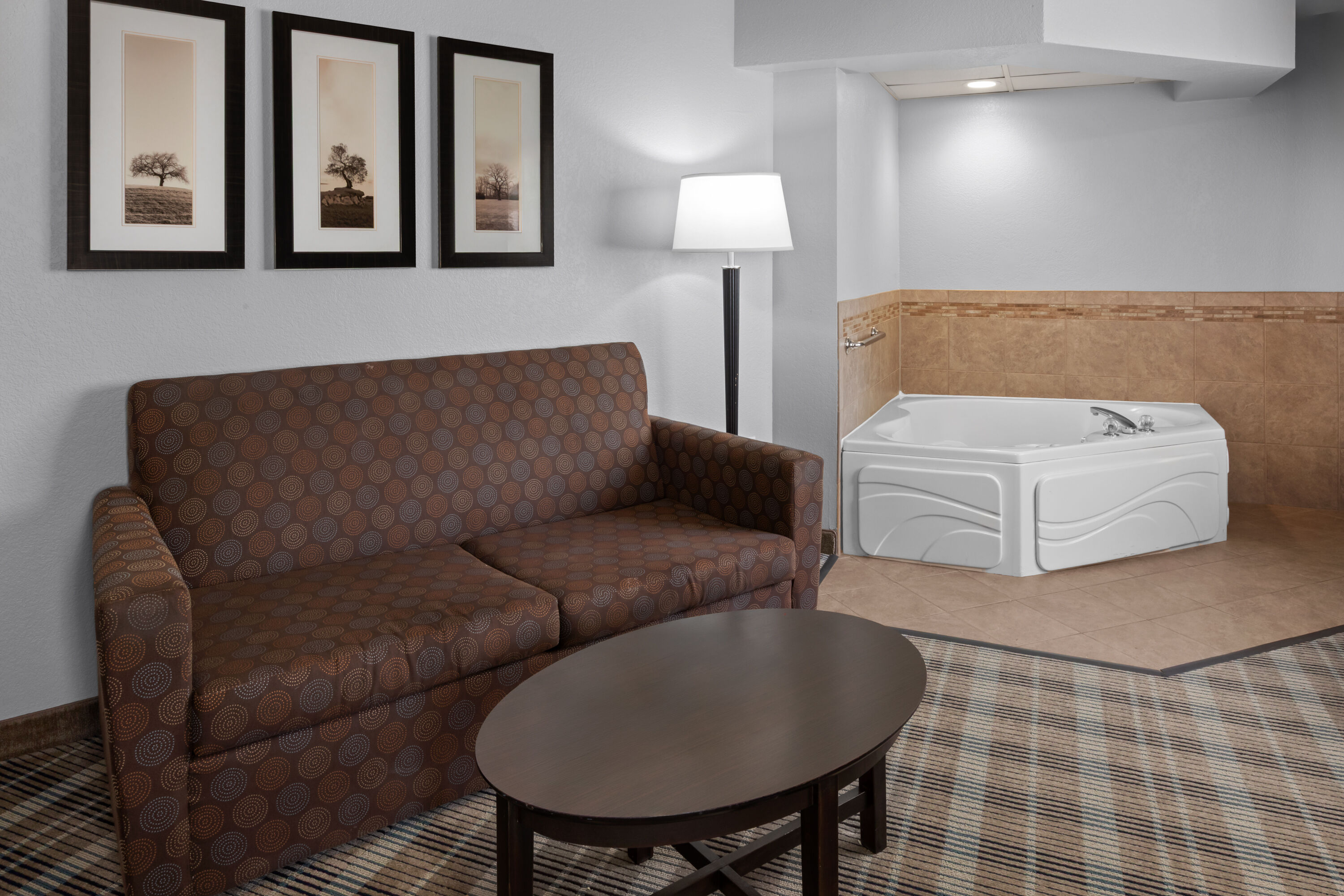Guest room at the AmericInn by Wyndham Mankato Event Center in Mankato, Minnesota