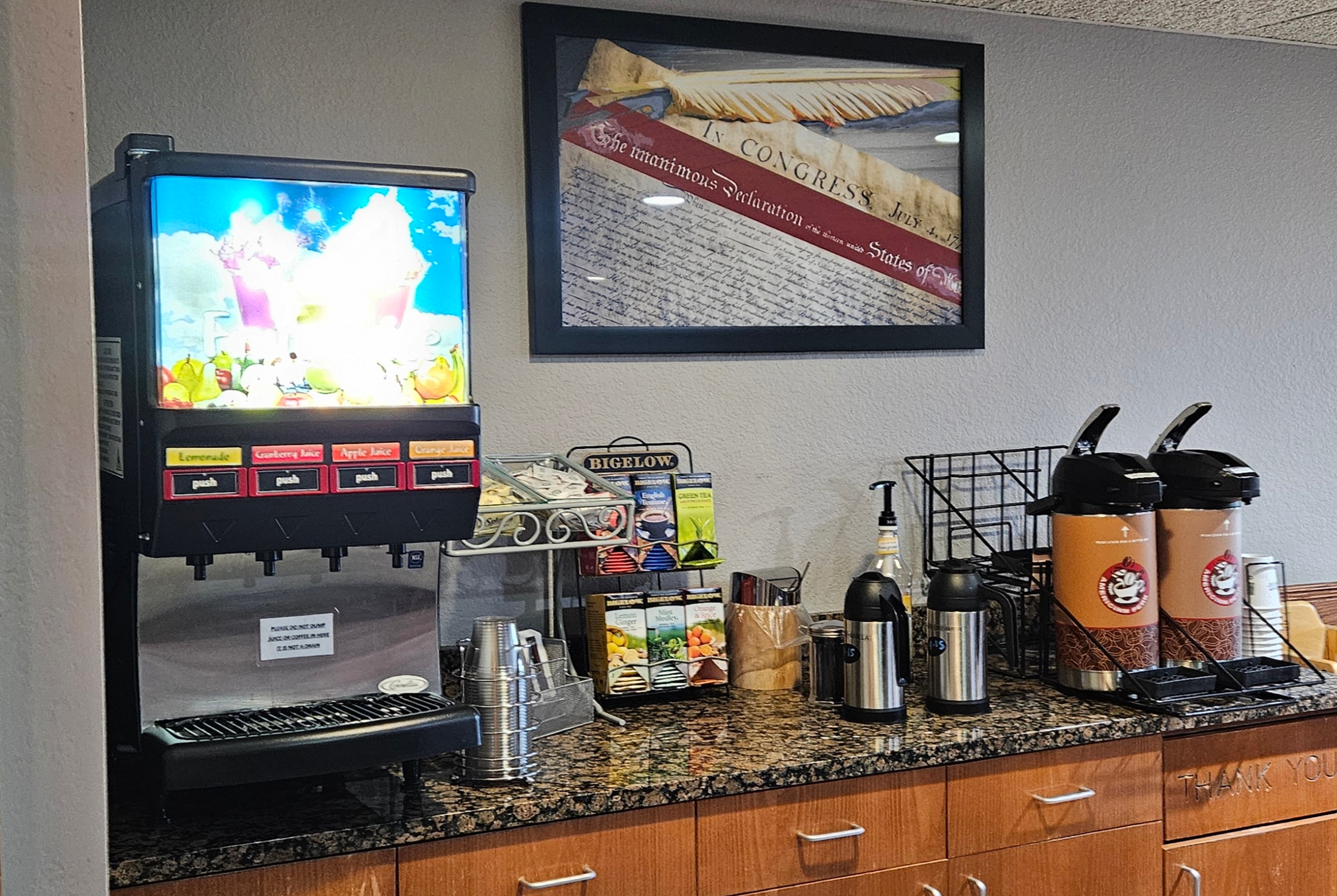 AmericInn by Wyndham Marshall restaurant breakfast area close up in Marshall, Minnesota