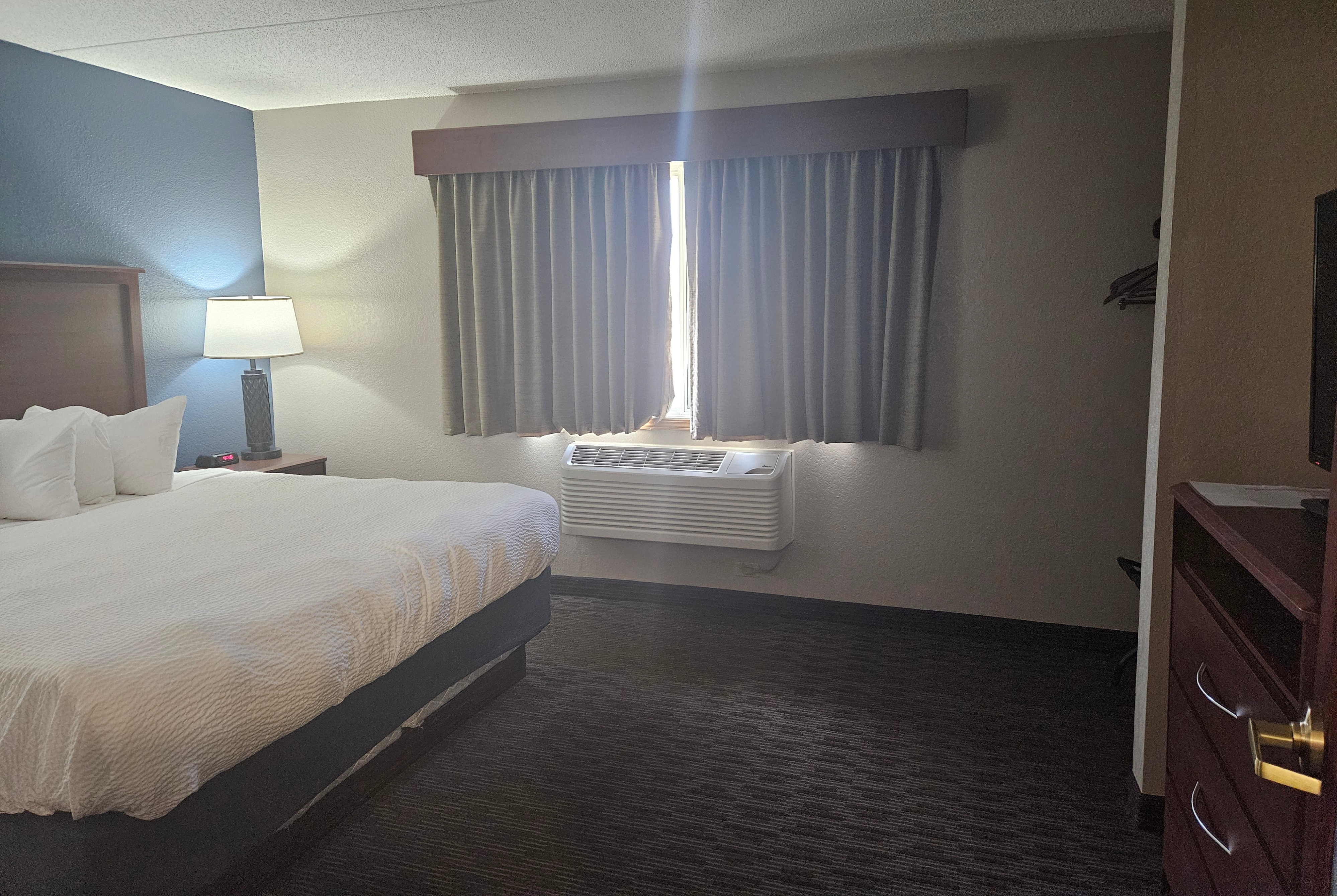 Guest room at the AmericInn by Wyndham Marshall in Marshall, Minnesota