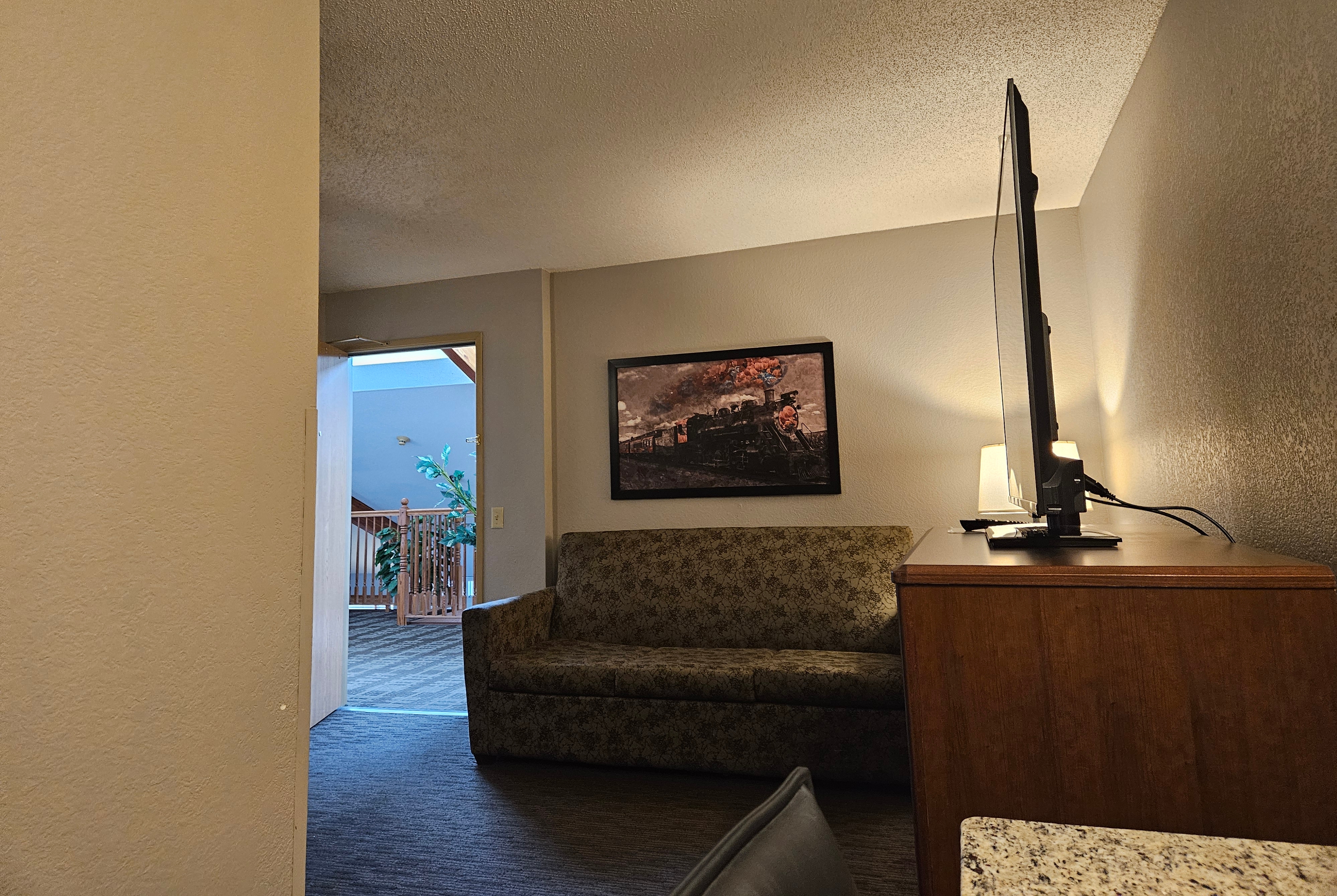 Guest room at the AmericInn by Wyndham Marshall in Marshall, Minnesota