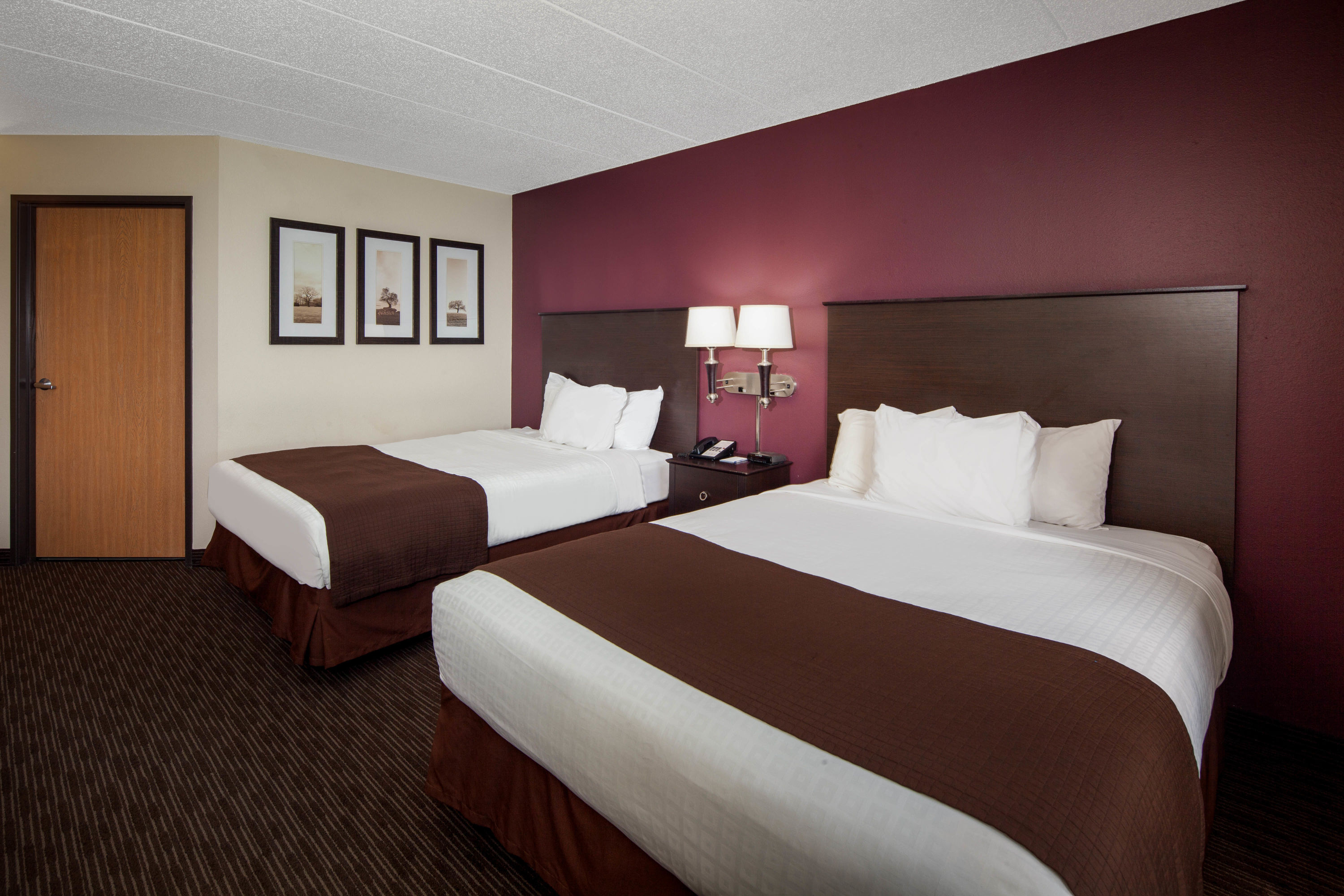 Guest room at the AmericInn by Wyndham Northfield in Northfield, Minnesota