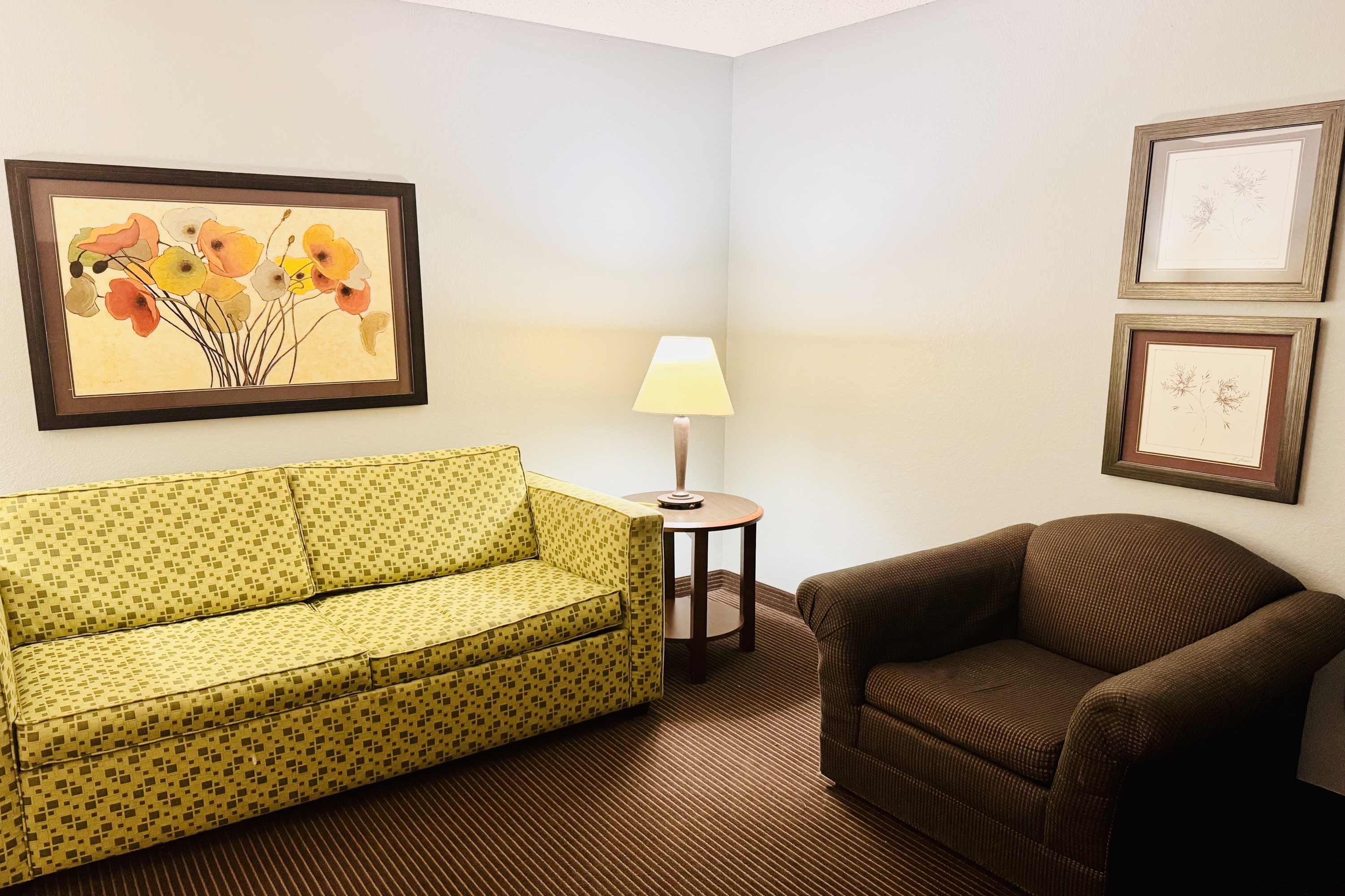 Guest room at the AmericInn by Wyndham Stillwater in Oak Park Heights, Minnesota