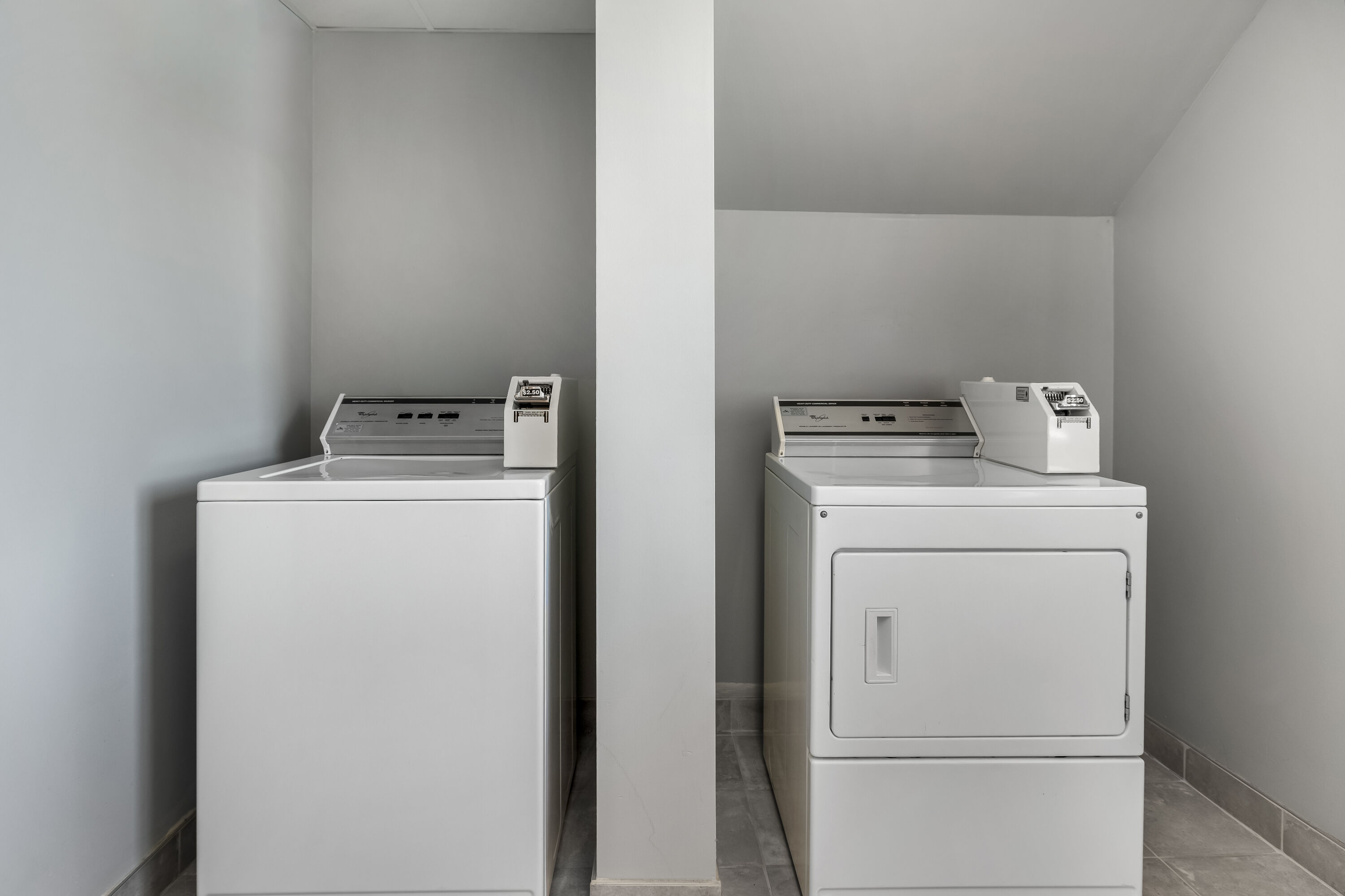 Laundry facilities at AmericInn by Wyndham Stillwater in Oak Park Heights, Minnesota