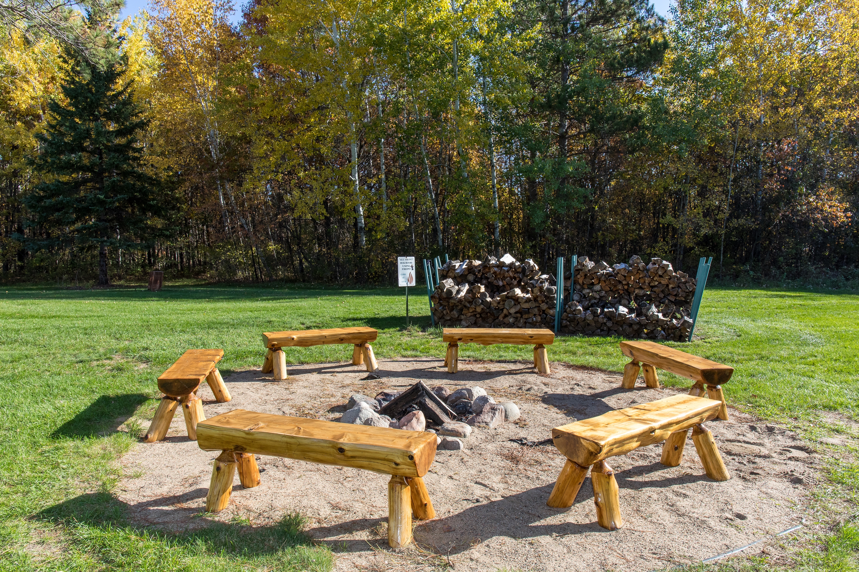 Firepit at AmericInn by Wyndham Pequot Lakes/Jenkins in Pequot Lakes, Minnesota